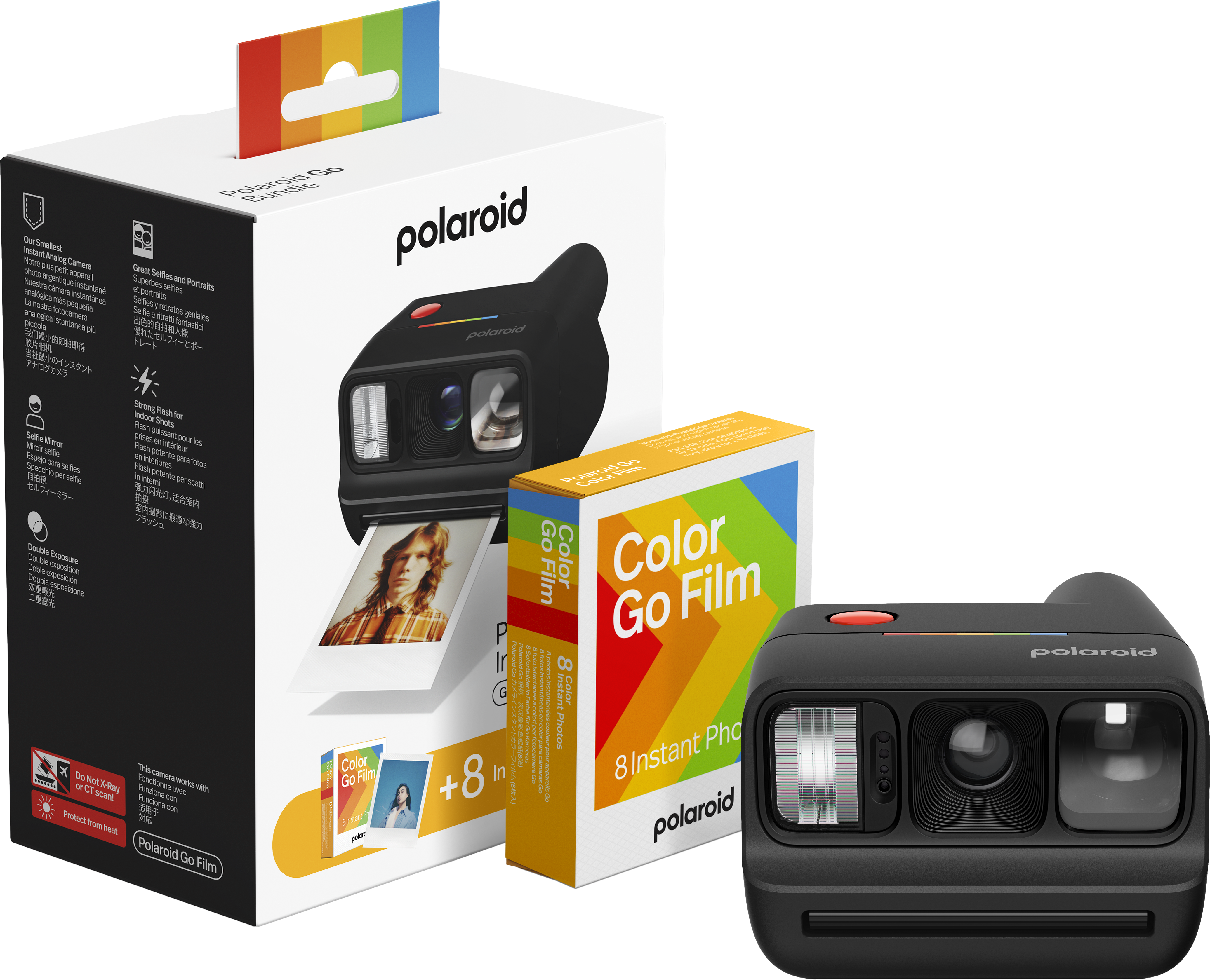 Polaroid - Go Gen 3 + Color Film Bundle (8 Photos)