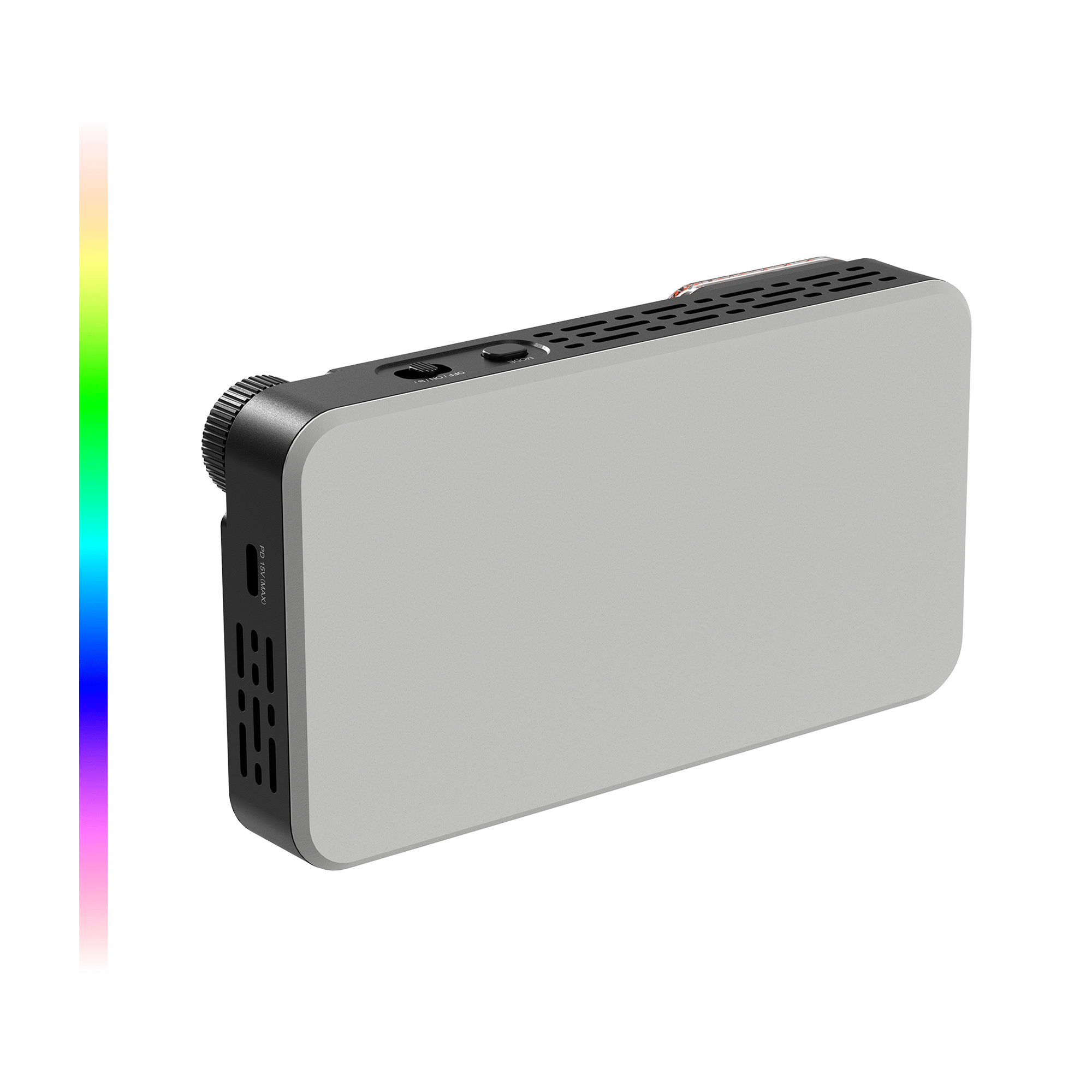 Rollei - LED-Dauerlicht Compact 40W RGB - LUX-Serie - 15.3 x 8.2 x 5.5 cm
