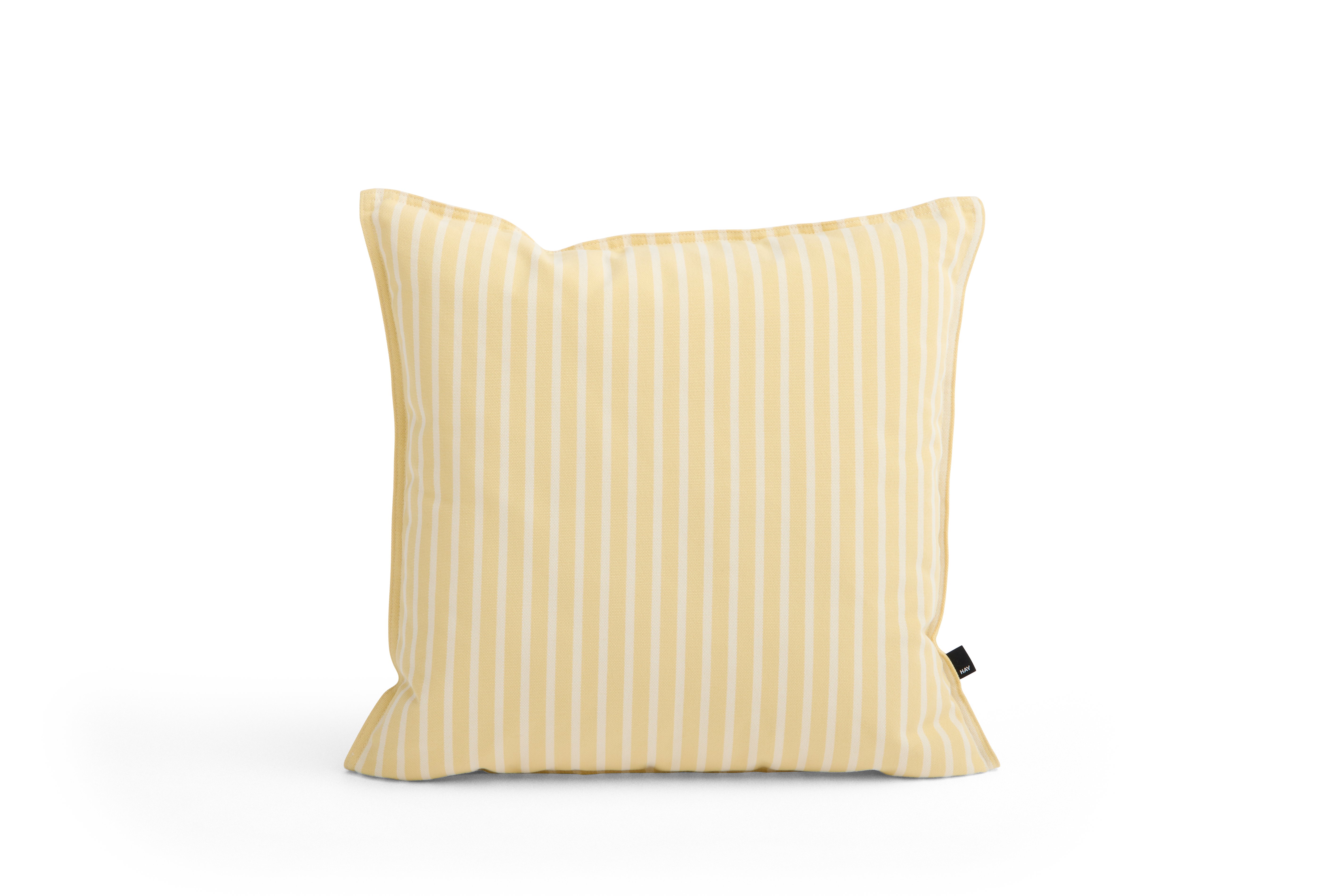HAY - Terrazza Cushion - 50x50 cm - Gelber Breiter Streifen
