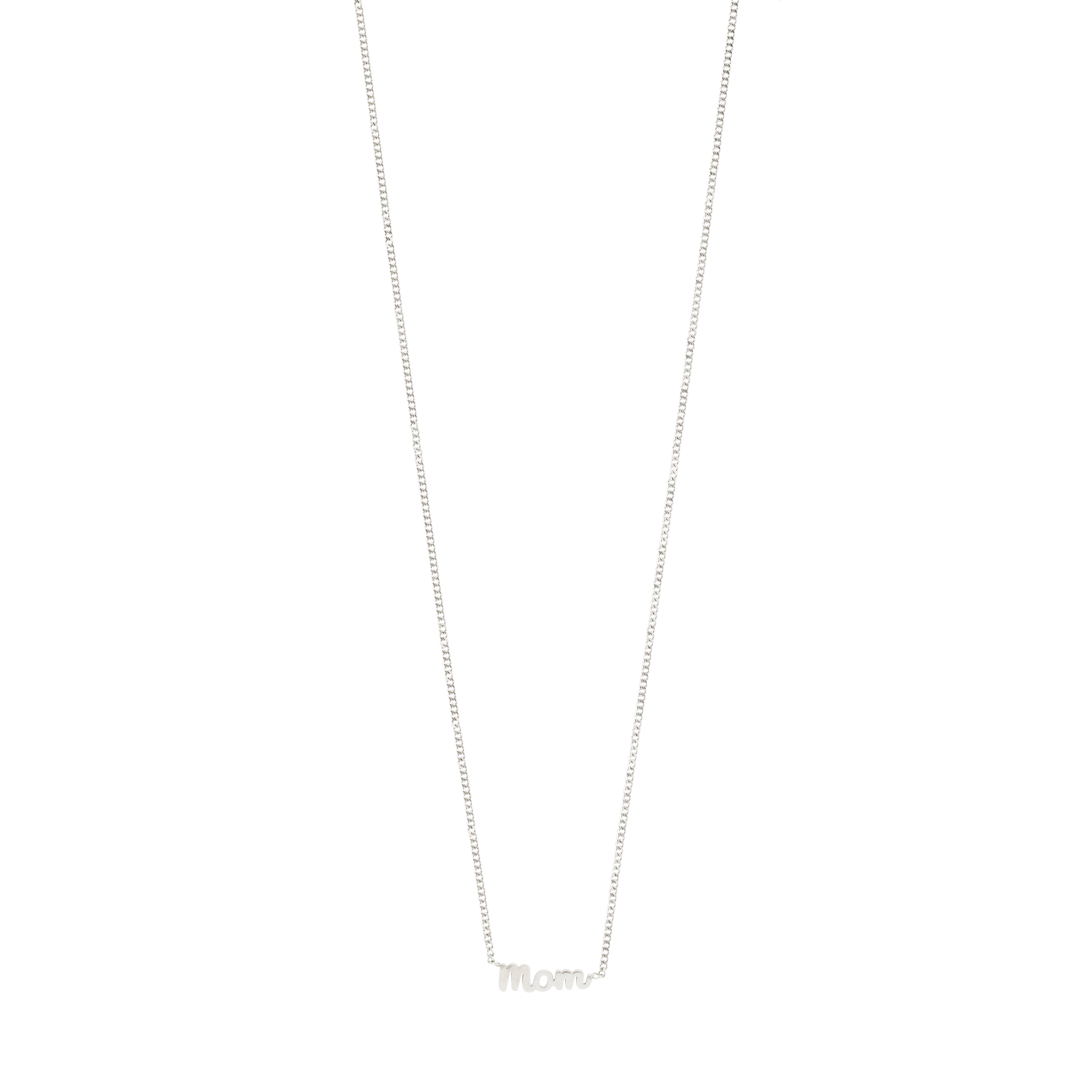 PILGRIM - MOM Necklace - Silver Plated - 38 cm + 9 cm Extension Chain