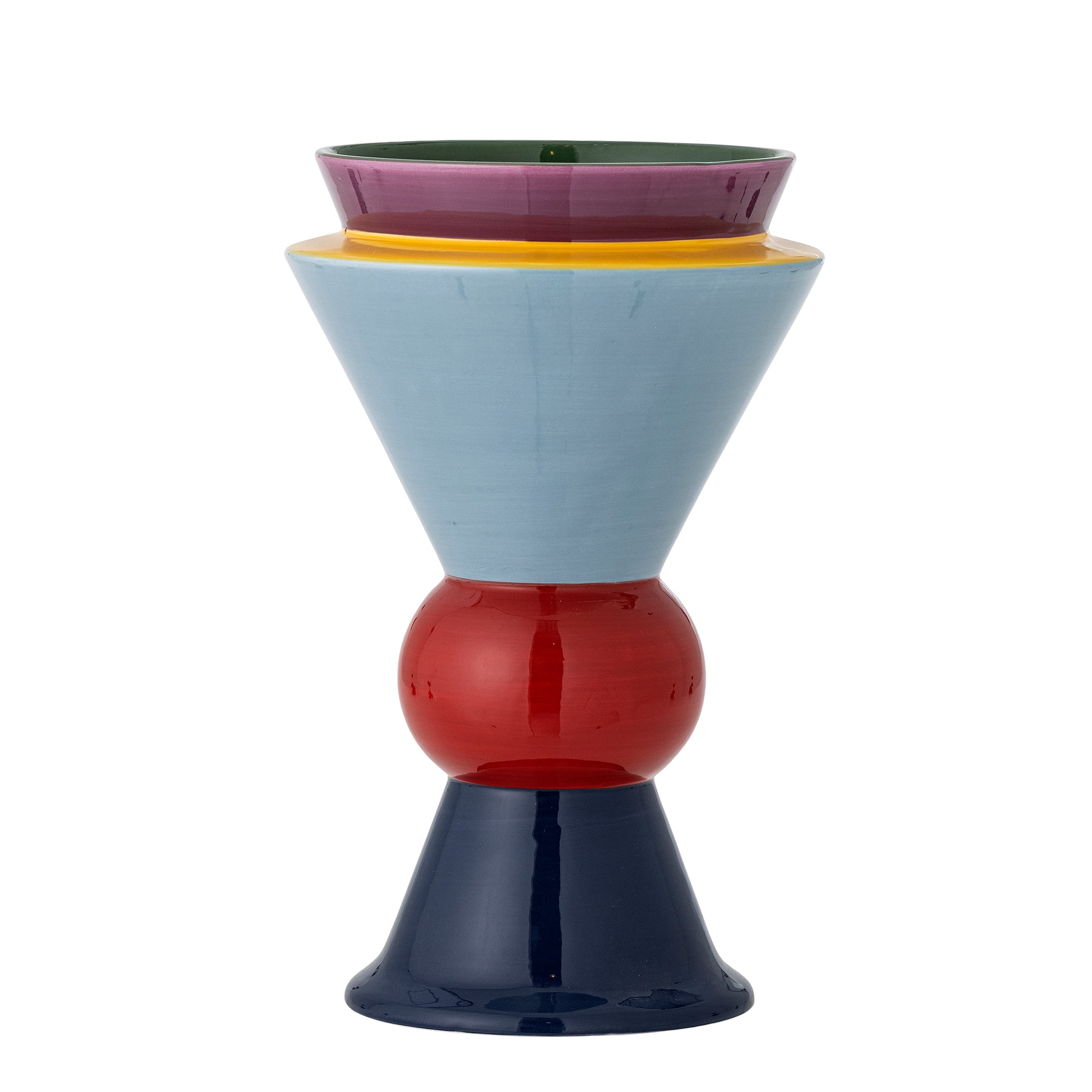 Bloomingville - Trilla Vase - Bunt - Keramik