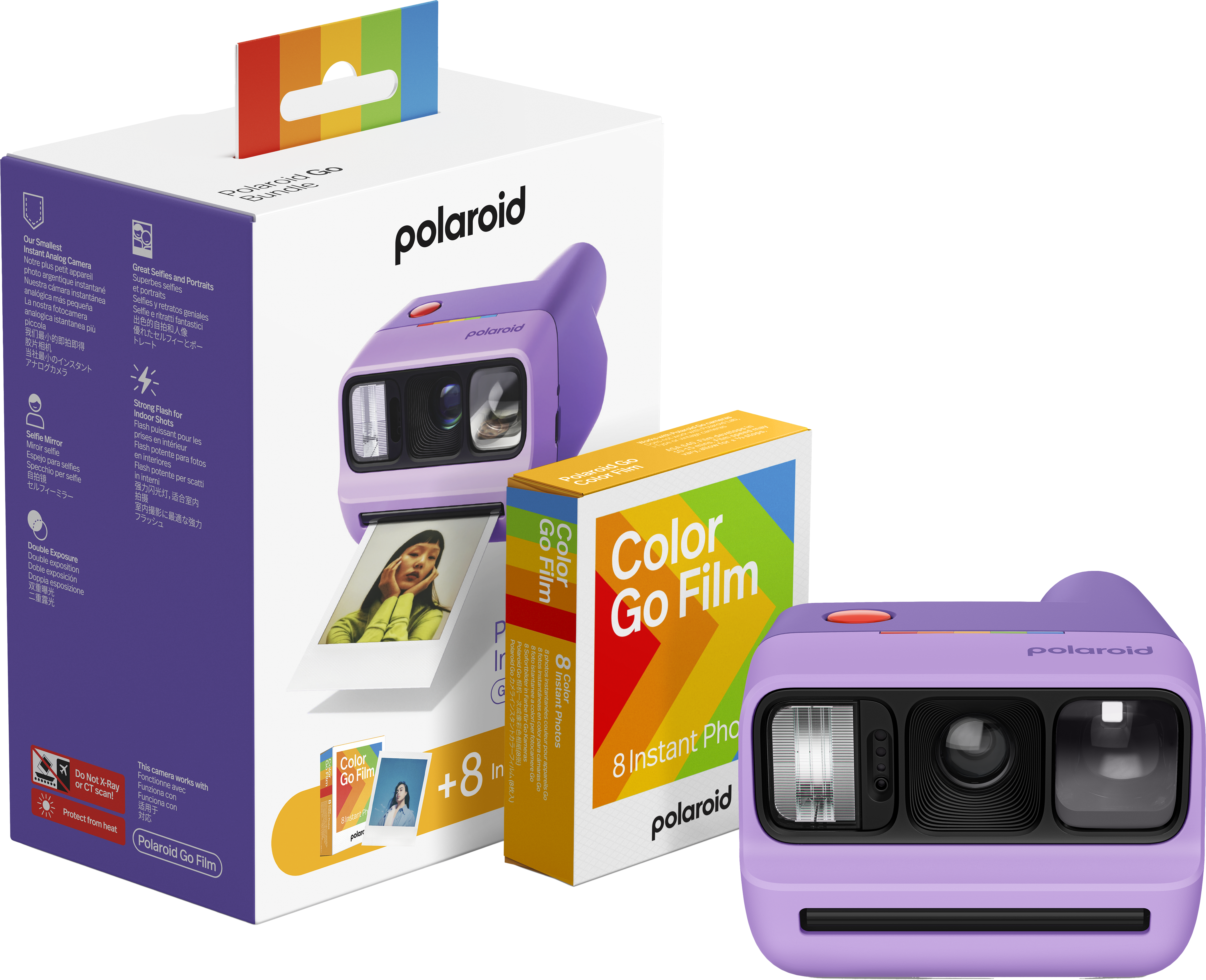 Polaroid - Go Gen 3 + Color Film Bundle (8 Photos)