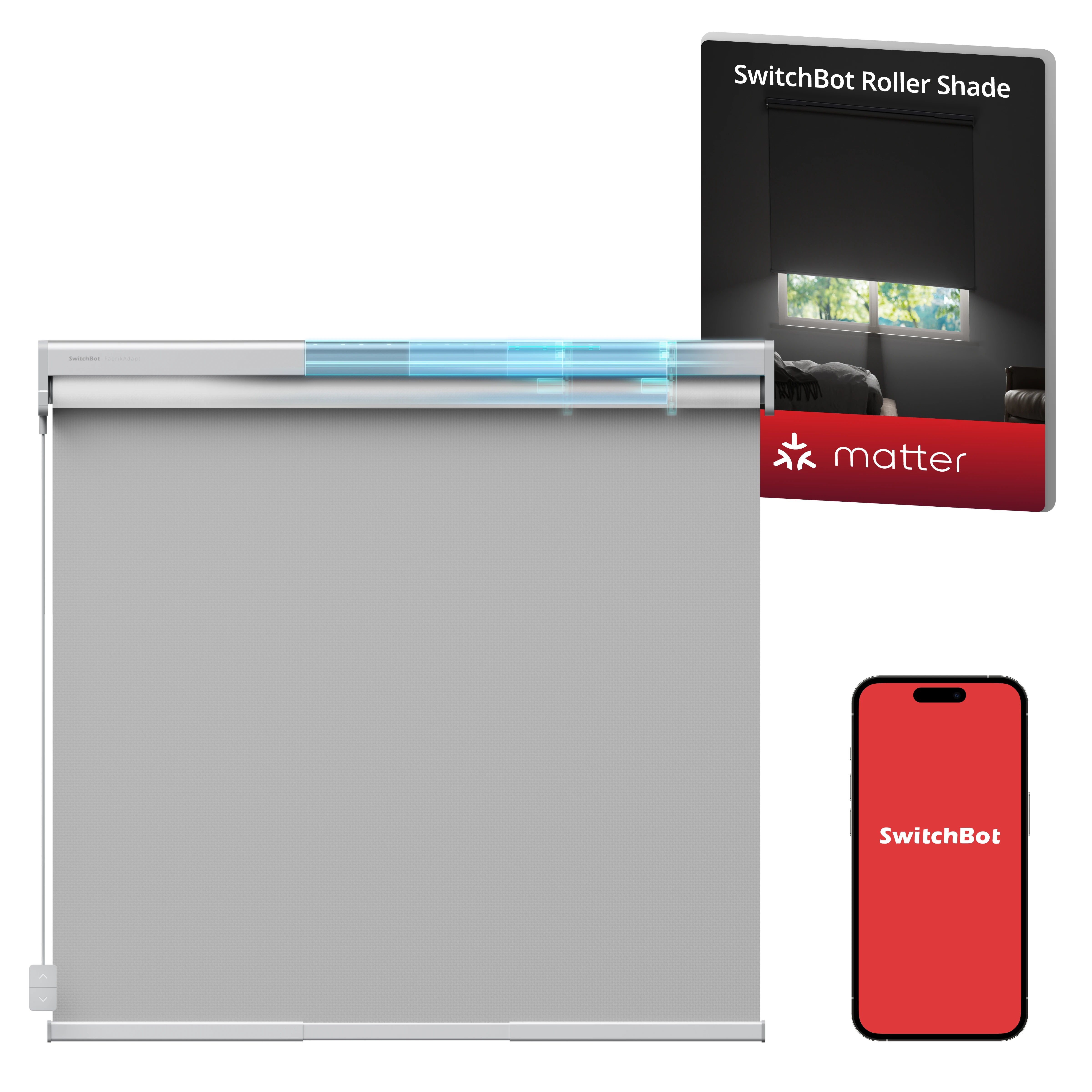 SwitchBot Roller Shade Grey XL