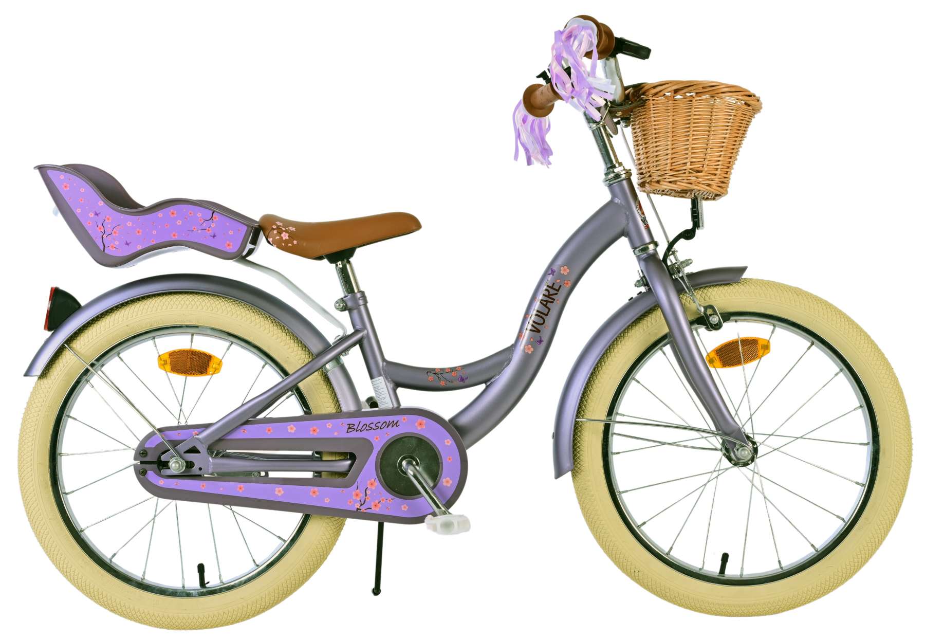 Volare - Children's Bicycle 18" - Blossom Purple (51832)