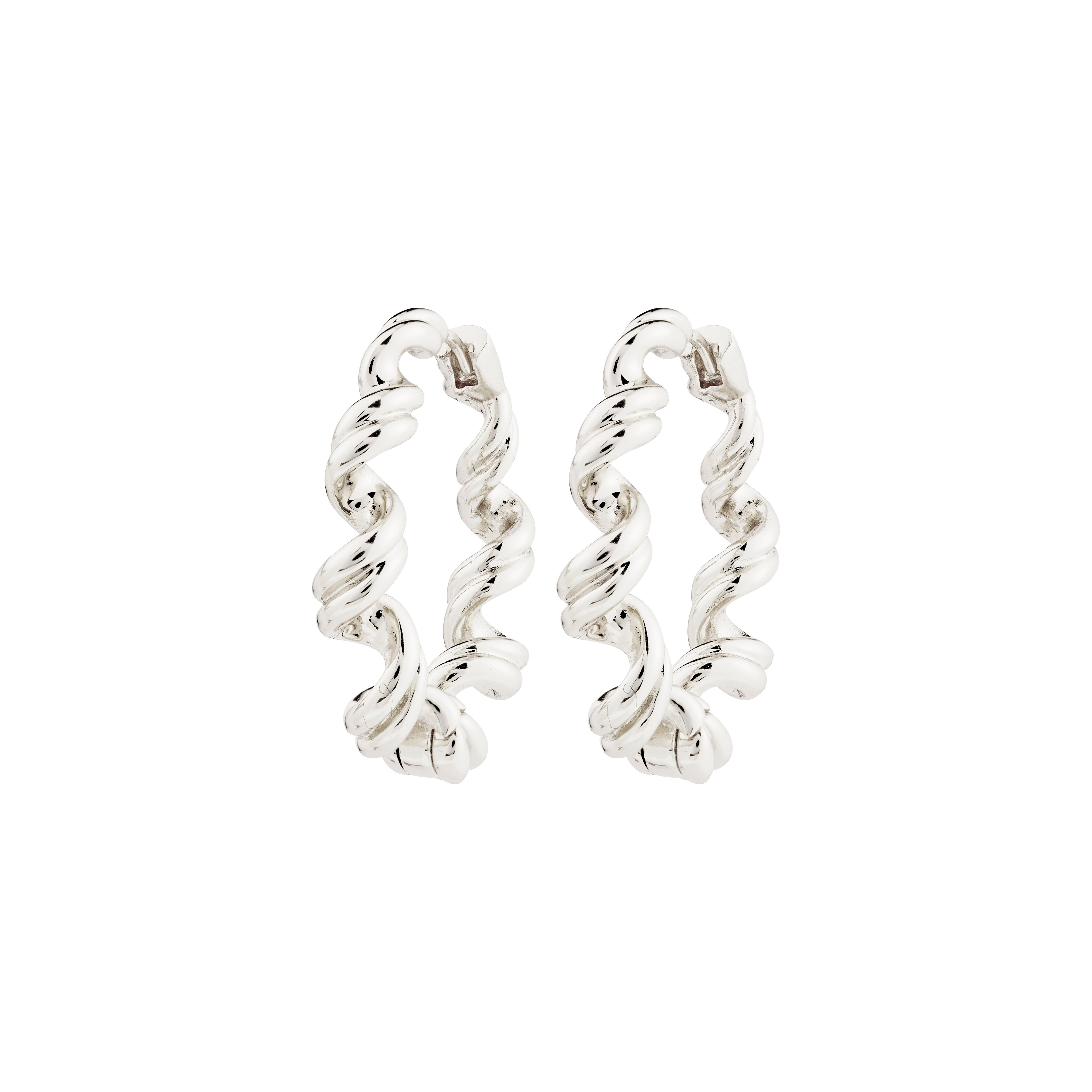 PILGRIM - LARISA Earrings - Silver Plated - 26 mm