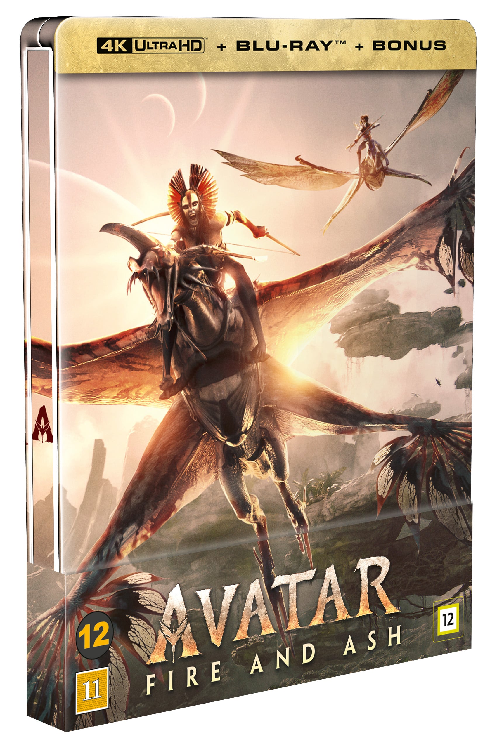 Avatar: Fire And Ash LIMITED EDITION Steelbook 3-disc (4K UHD + BD + BD bonus)