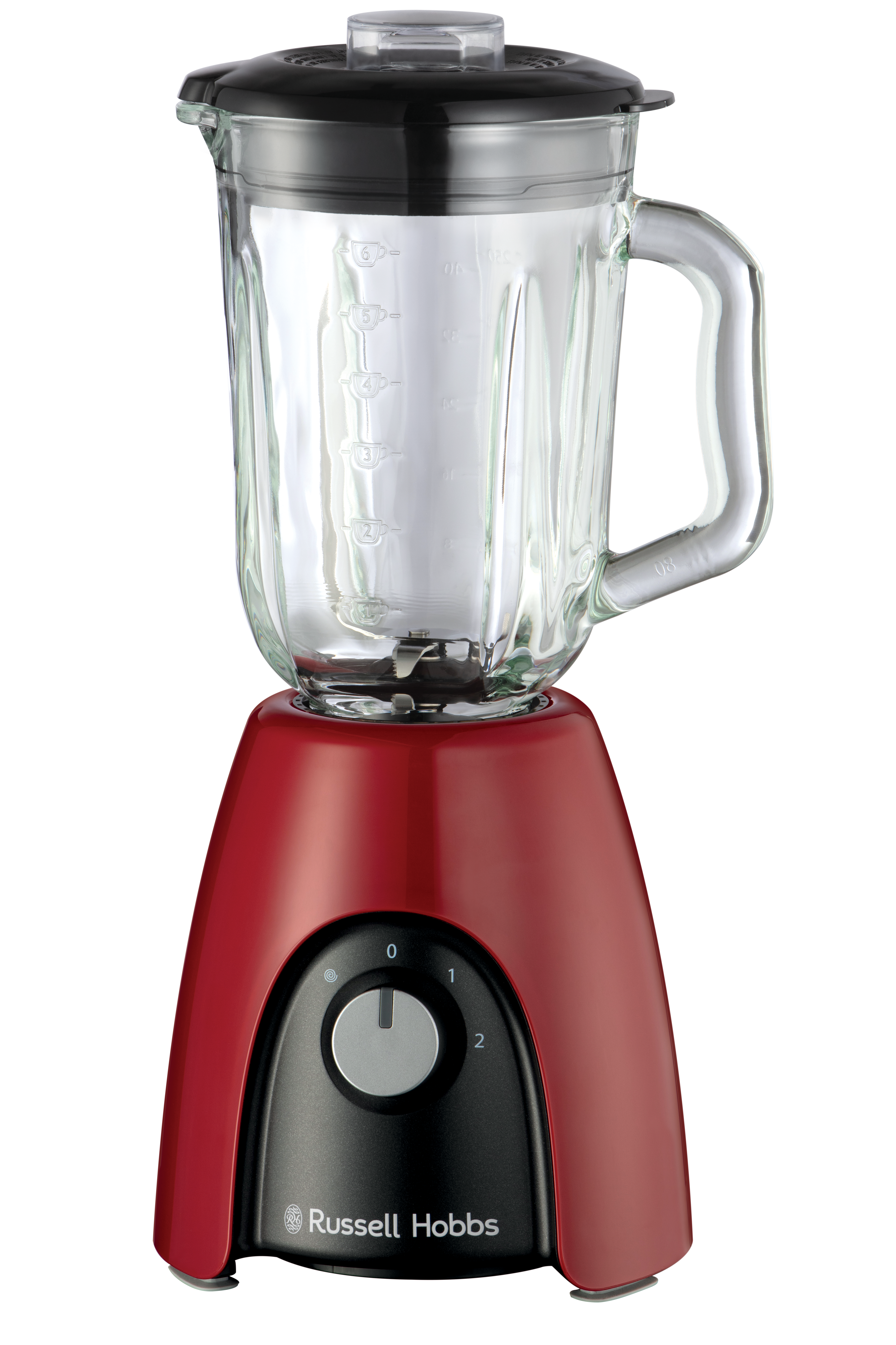 Russell Hobbs - 27120-56 Tischplatten-Mixer - Schwarz, Rot, Transparent - 1.5L