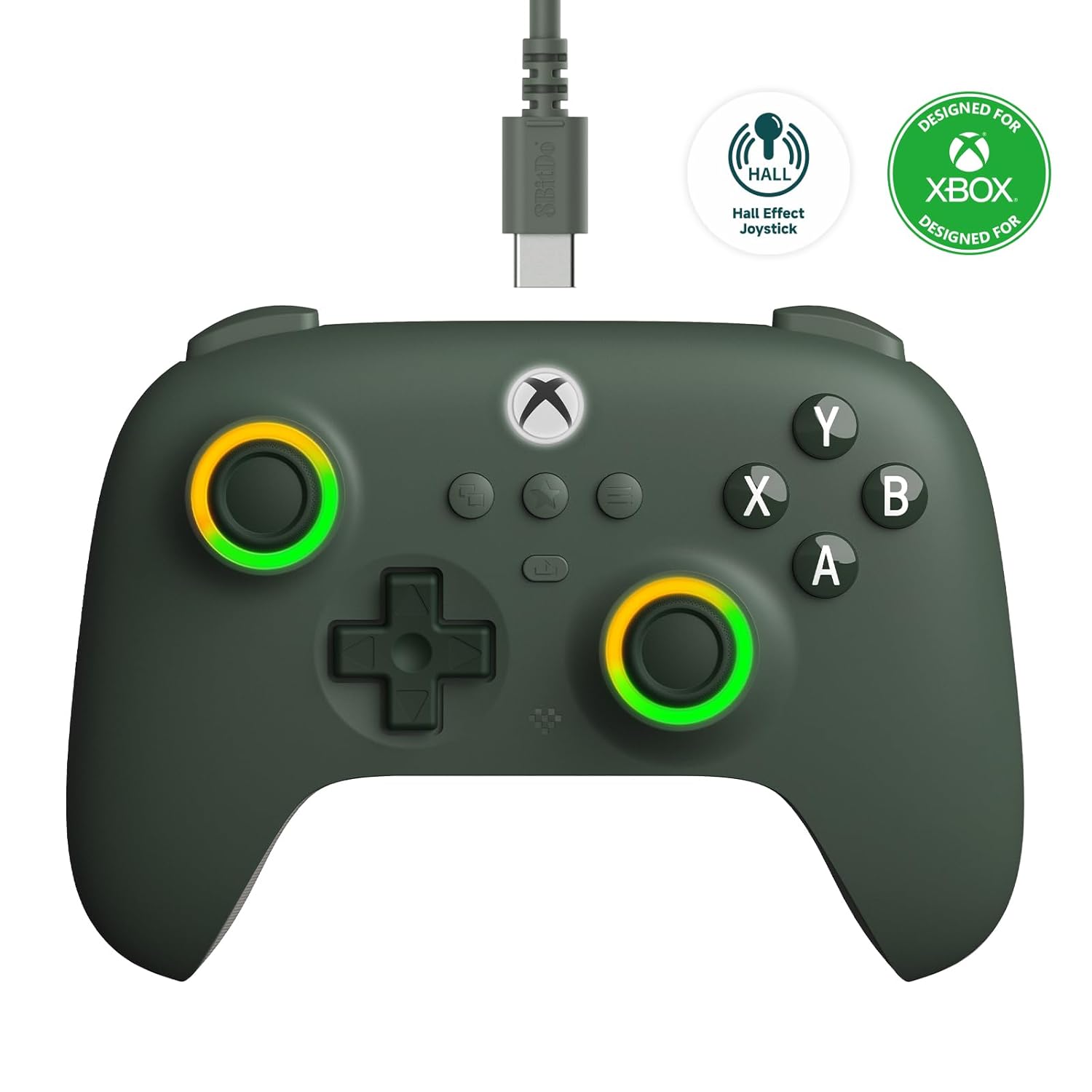 8BitDo - Ultimate C Gamepad - Xbox (Dark Green)