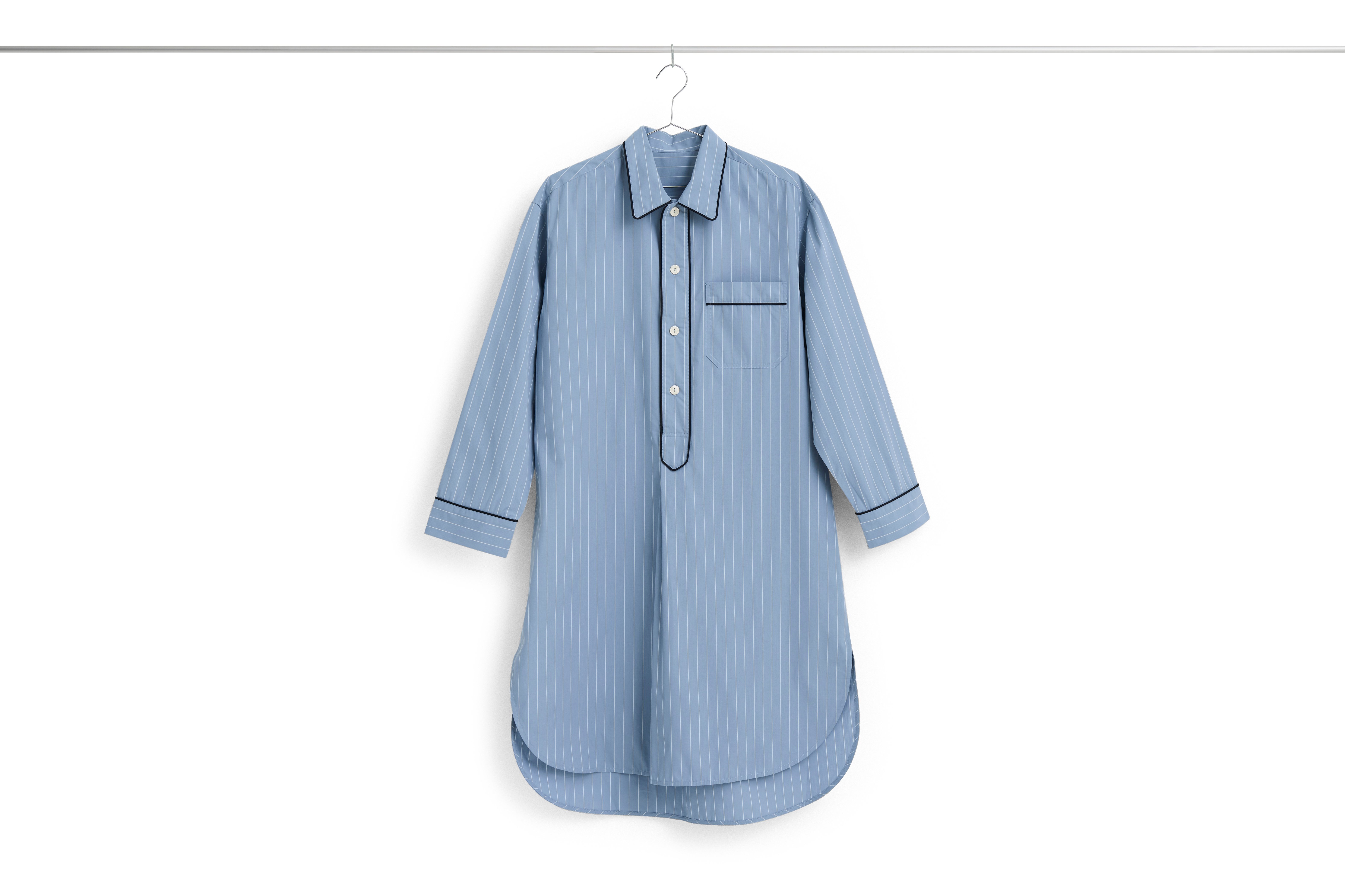 HAY – Fineline Nachthemd Lang M/L (Blau)