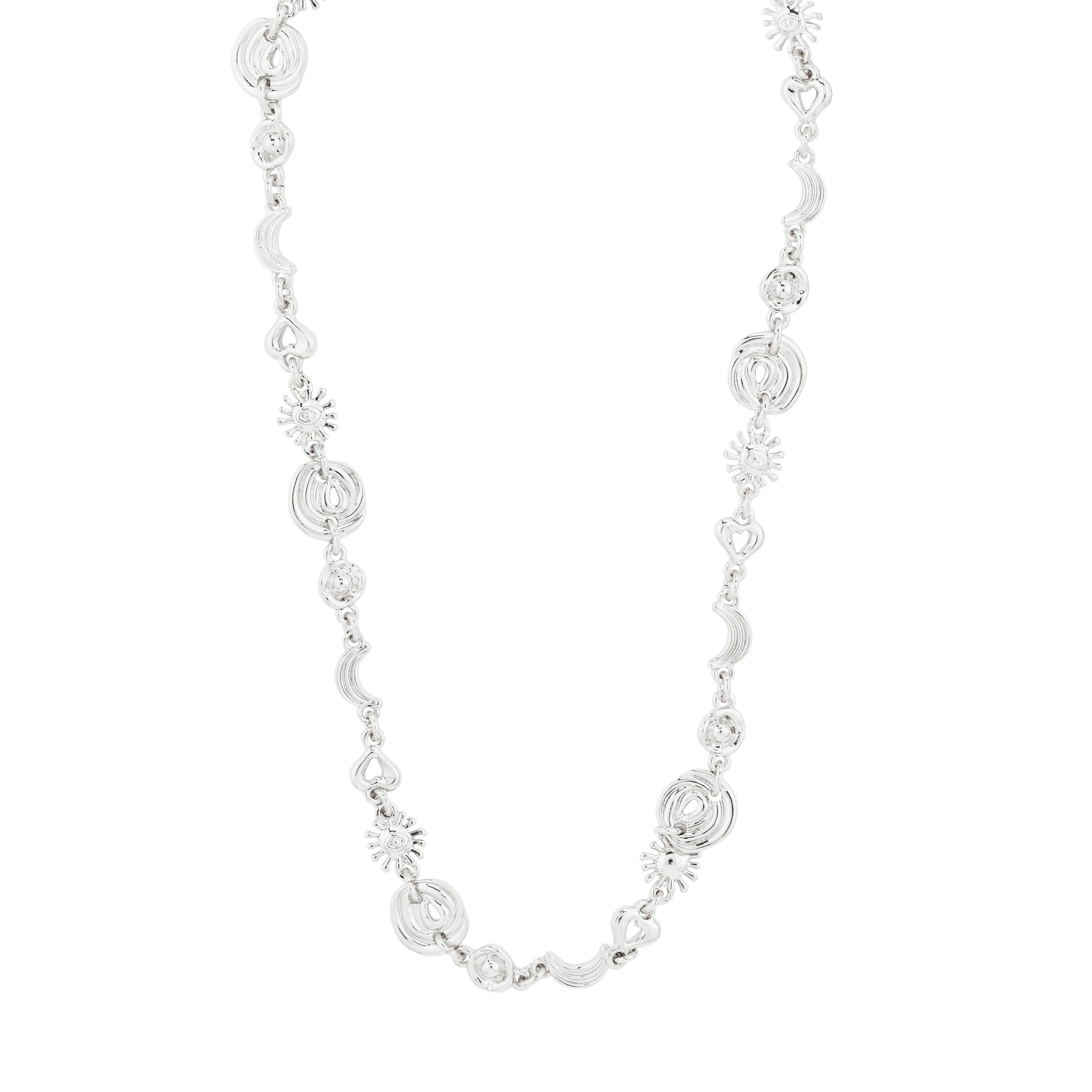 PILGRIM - MISHA Necklace - Silver Plated - 36 cm + 12 cm extension