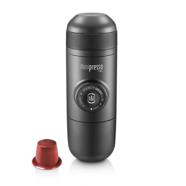 Wacaco Minipresso Tragbare Espresso-Kapselmaschine Schwarz - MINI-NS