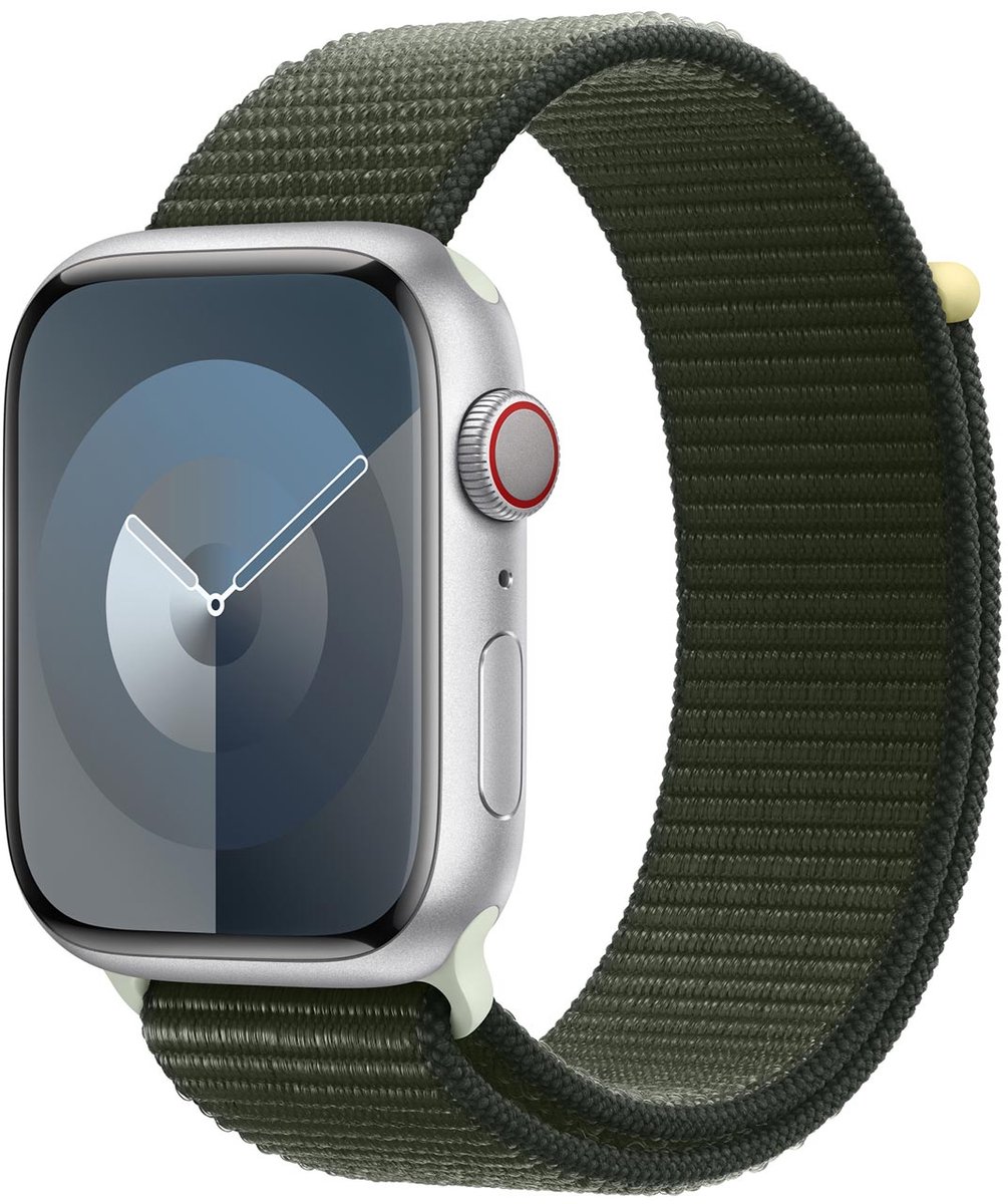 Apple origineel Sport Loop Apple Watch 42mm / 44mm / 45mm / 49mm Cypress - MT5G3ZM/A