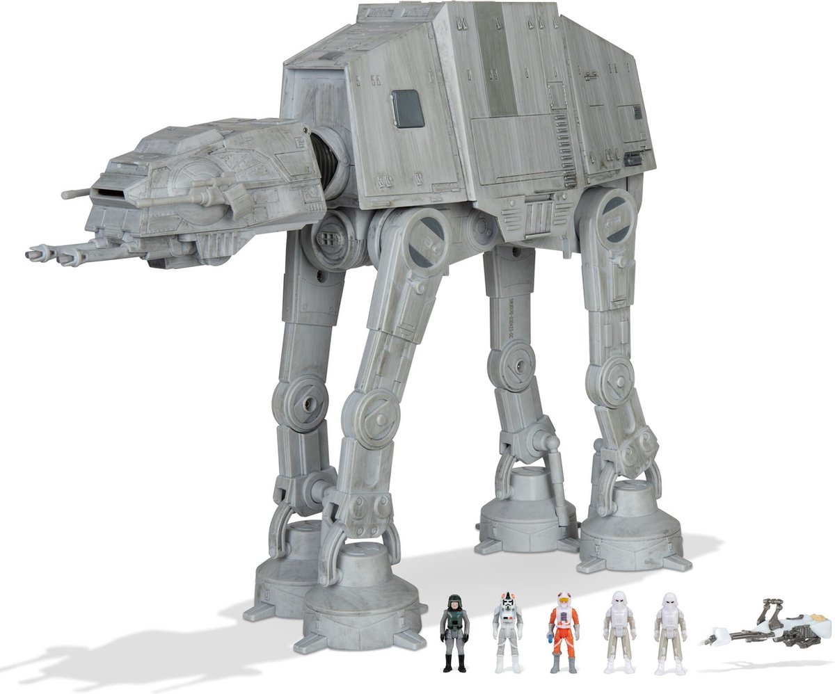 Figurine mit Fahrzeug Jazwares Star Wars Micro Galaxy Squadron Assault Class AT-AT