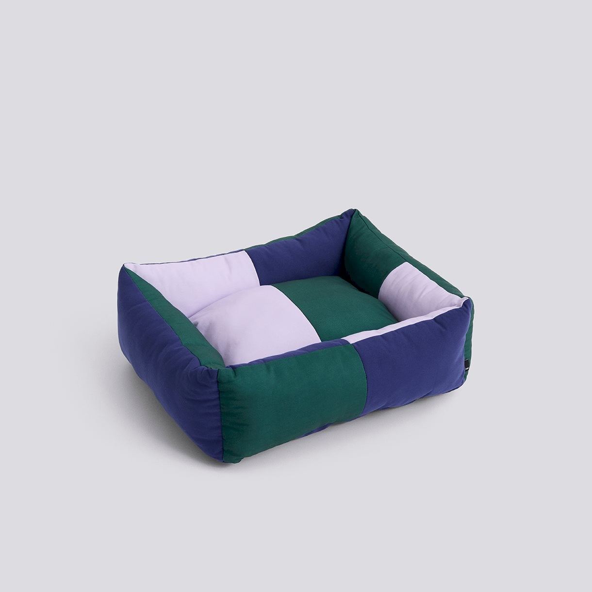 HAY – Hundebett – Small – Grün/Lavendel/Blau – H21 x B52 x L60