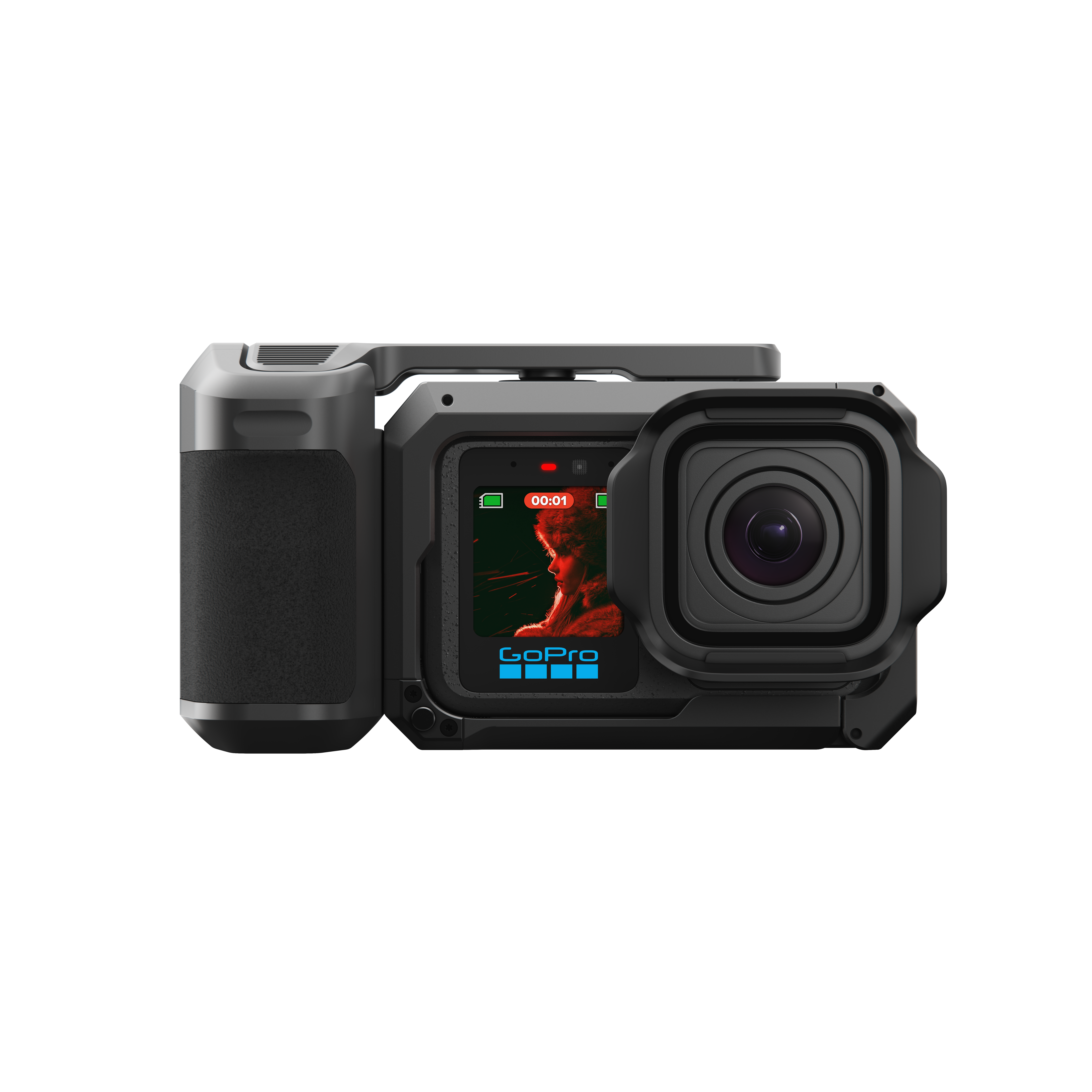 GoPro - MISSION 1 PRO GRIP Edition - Professionelle Actionkamera mit Point and Shoot-Griff