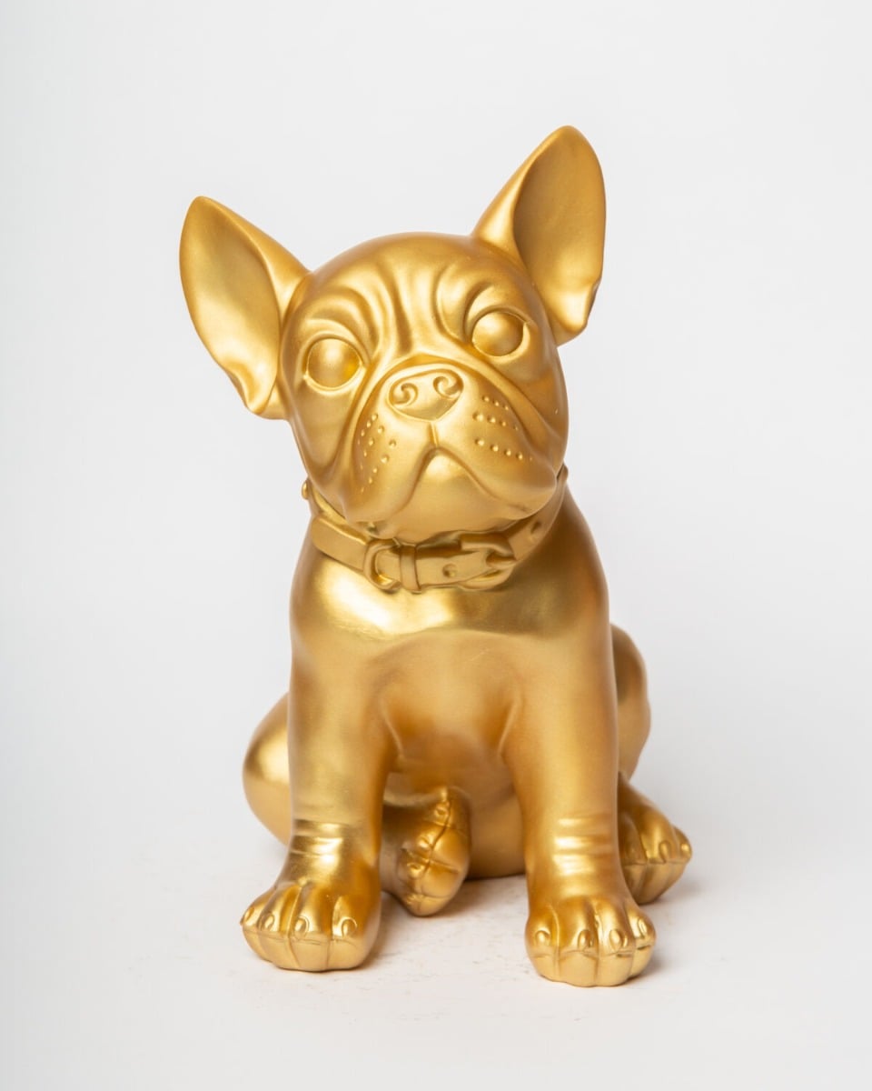 Blogo - Figure - Bulldog Ruggiero - Gold - Medium
