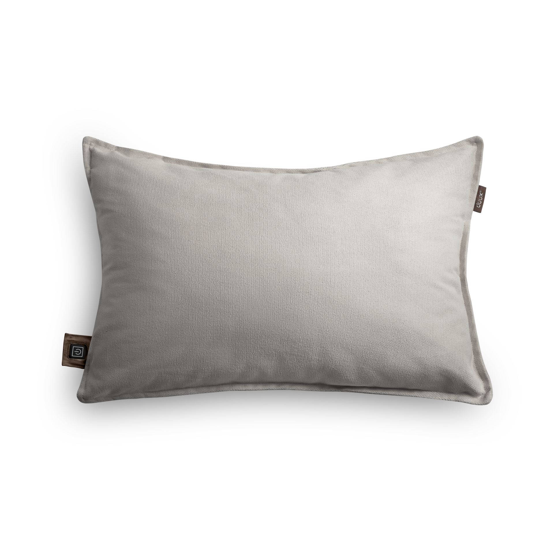 Duux Mellow Beheiztes Kissen – Grau - 40×60 cm - 9 Std. kabellos - Graphen-Heizung