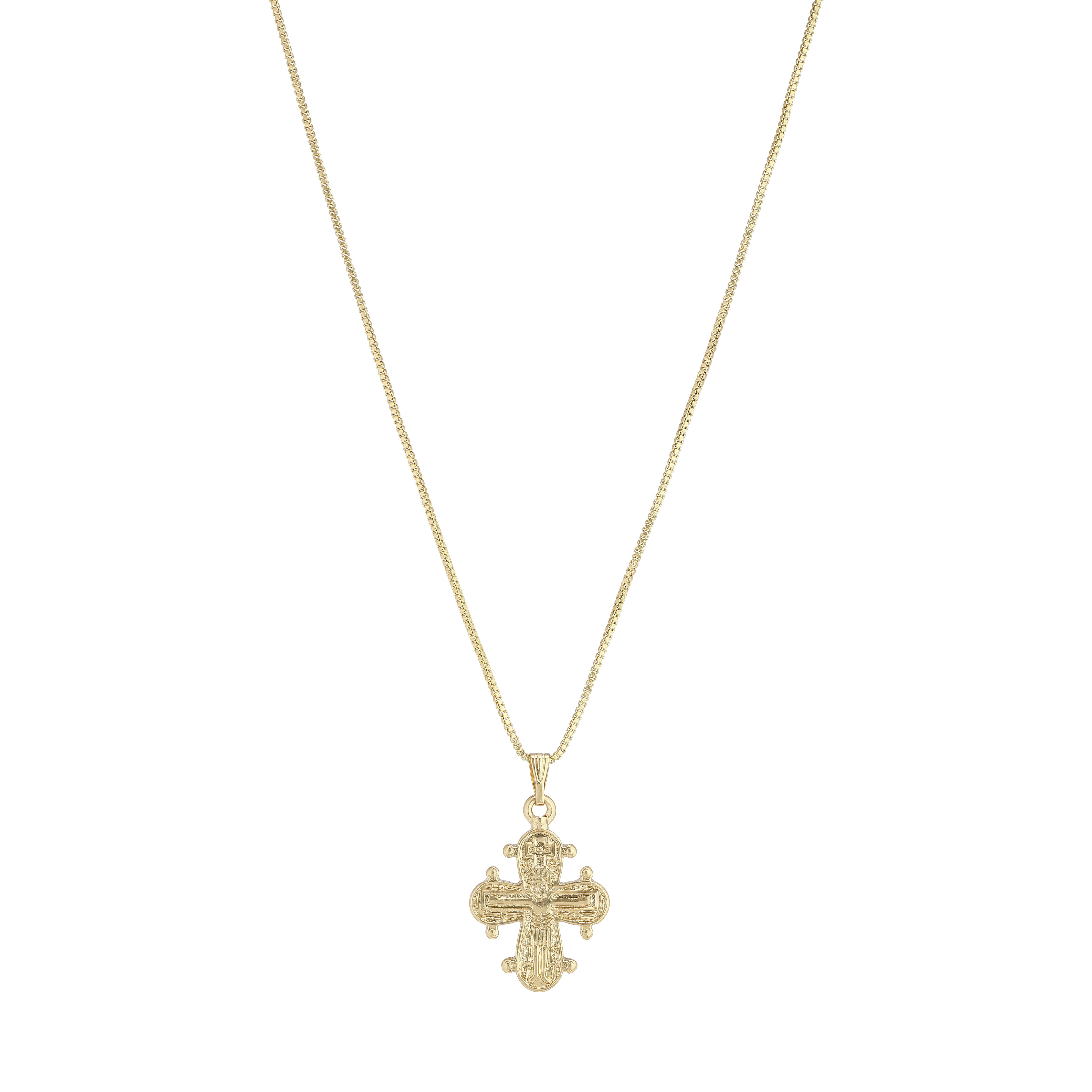 PILGRIM - DAGMAR Pendant Necklace - Gold Plated - 38 cm + 9 cm Extender