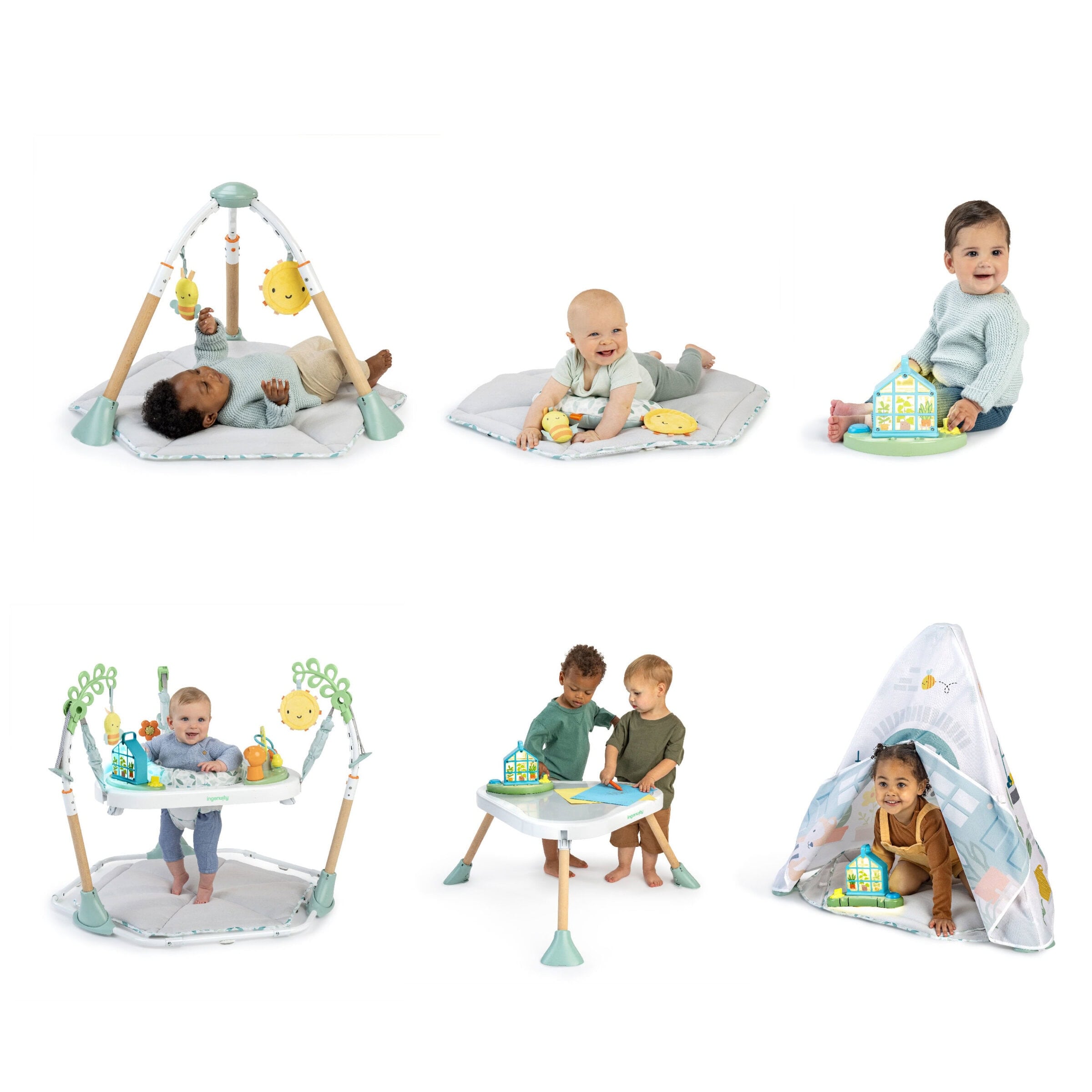 Ingenuity - Tummy to Toes™ 6-in-1 Milestones Center - (IN-16904)