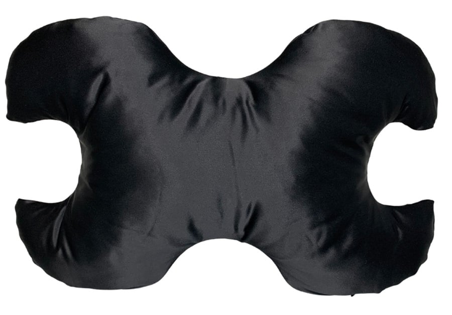 Save My Face - Le Grand Large Pillow w. 100% Silk Cover Black