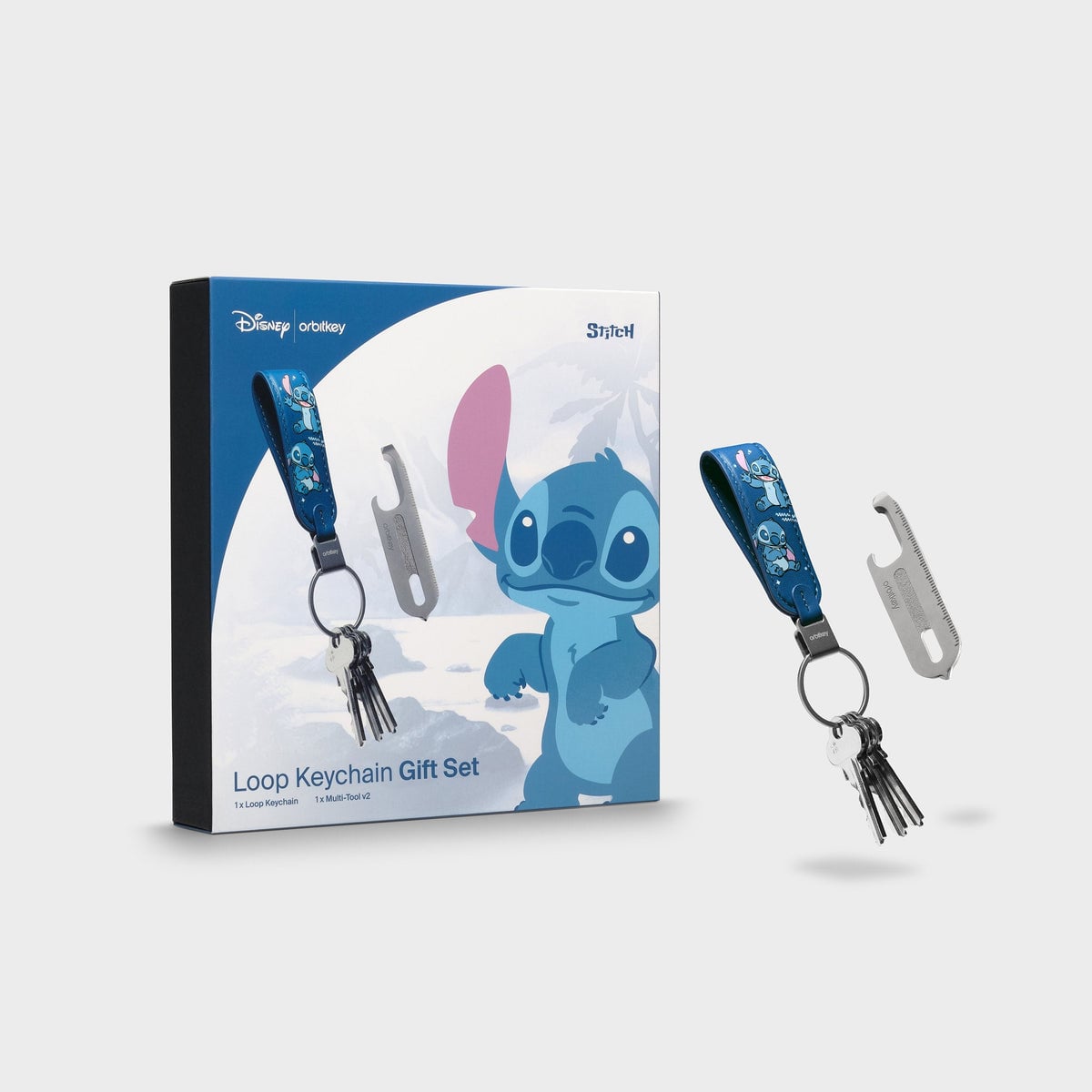 Orbitkey - Loop Keychain + Multitool v2 Kit - Stitch
