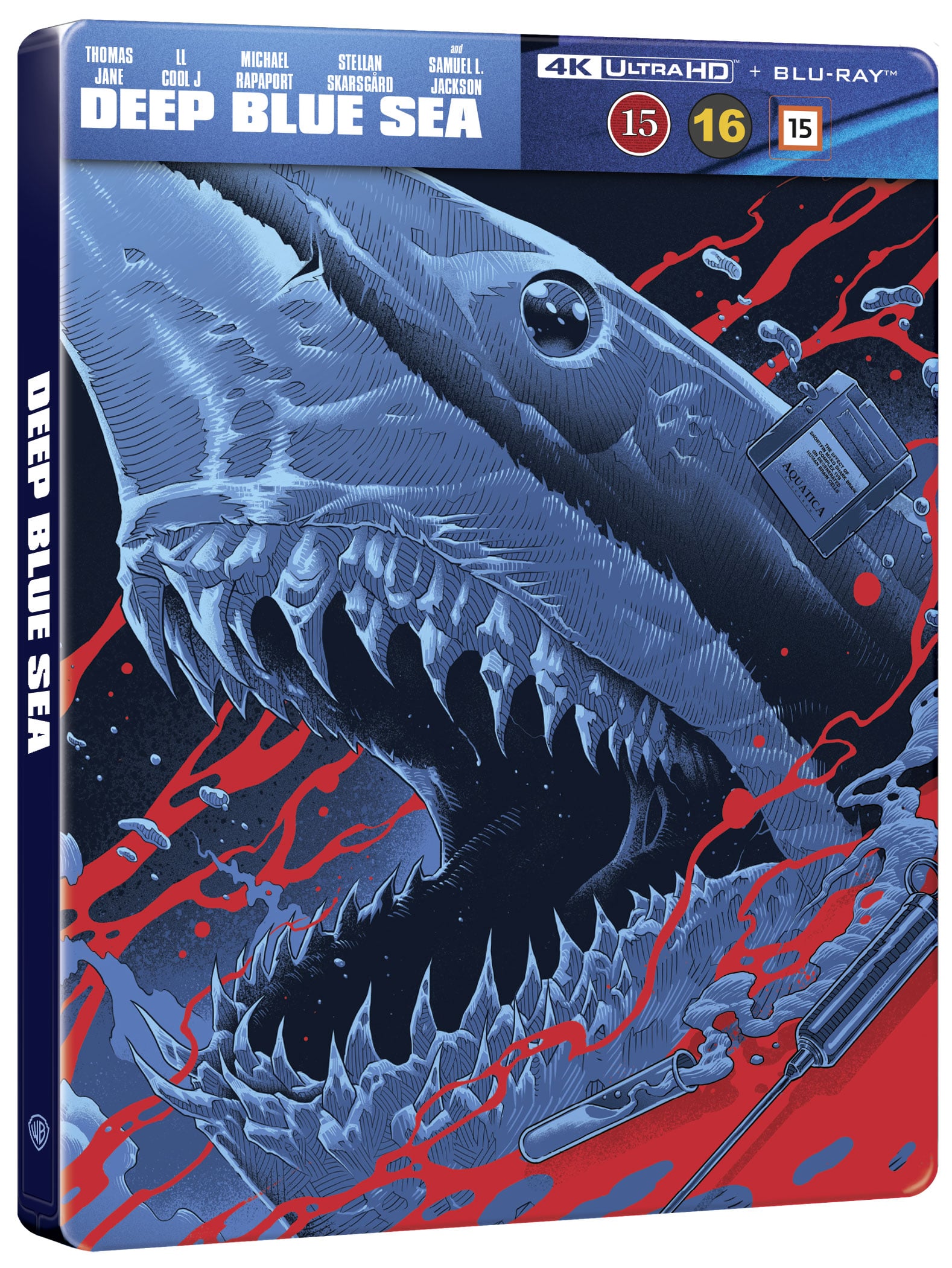 Deep Blue Sea (LIMITED EDITION  Steelbook) (4K Ultra HD + Blu-ray)