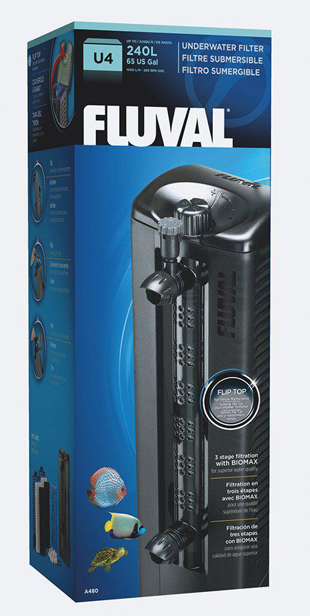 Fluval - Internal Filter U4 1000L/H For Aquariums <240L - (126.2480)