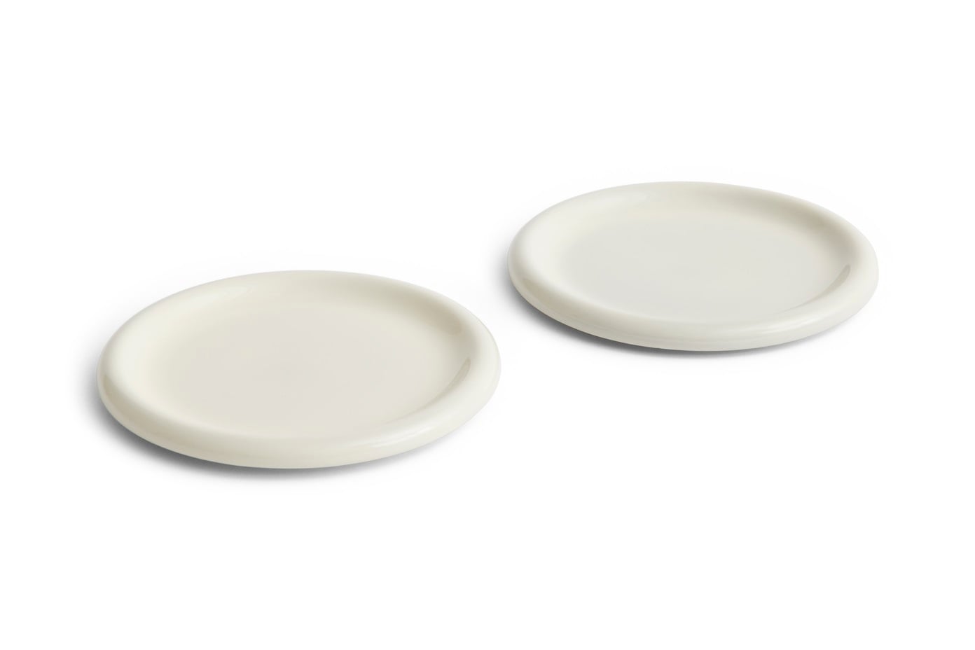 HAY - Barro Teller Ø24 cm - 2er-Set (Eierschalenweiß)