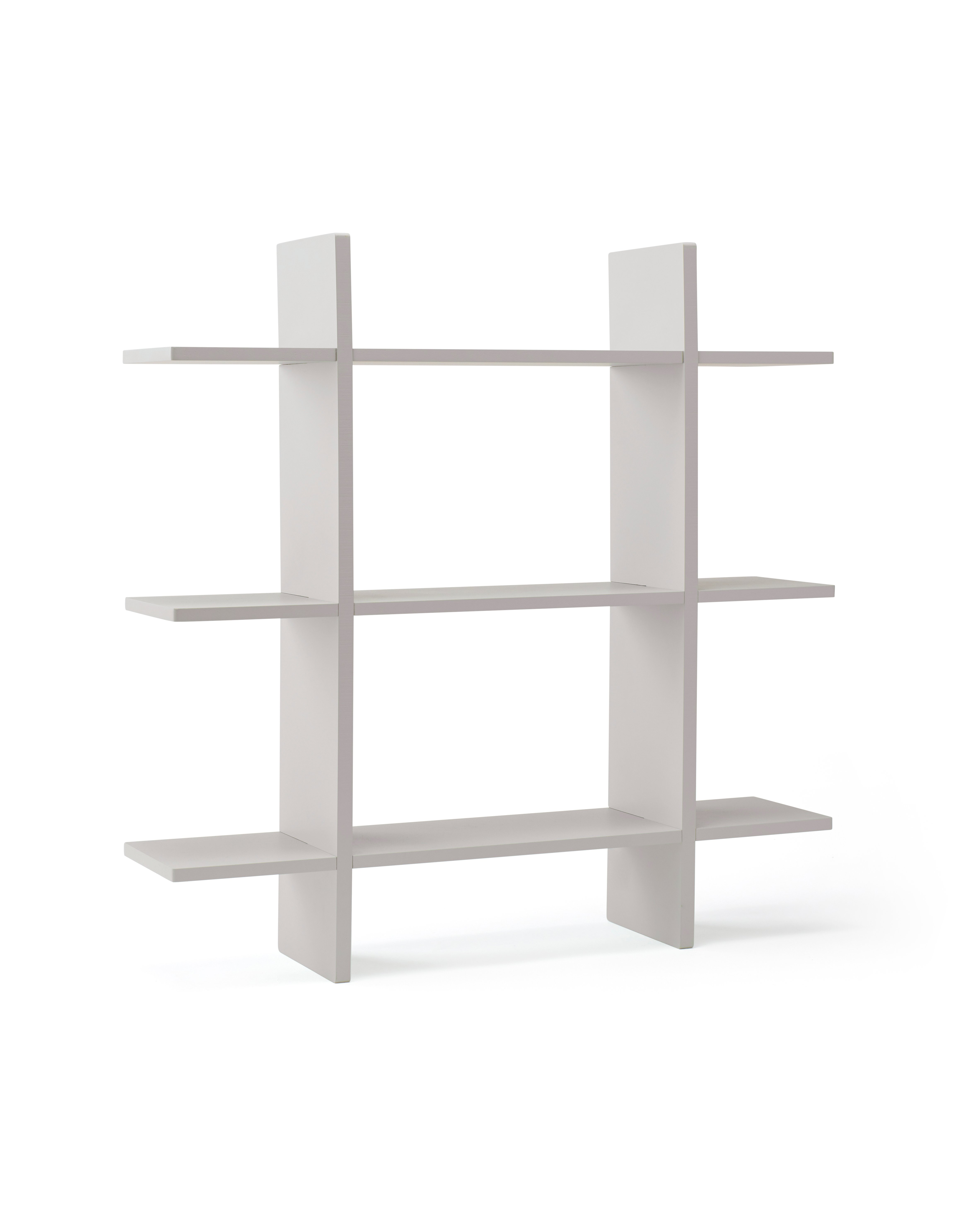 Kids Concept - Wandregal 3 Böden STAR - Grau - 0x15x70 cm