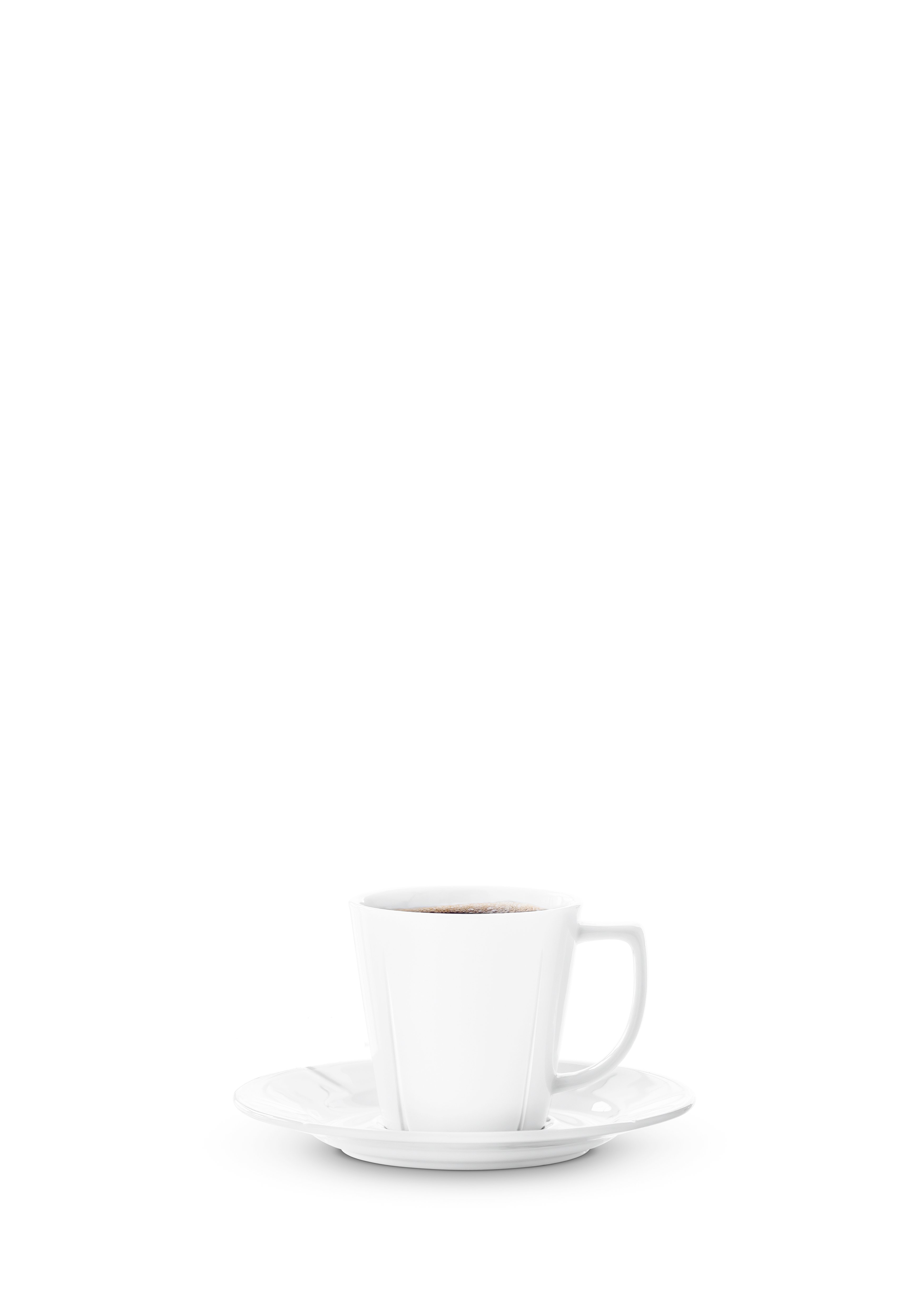 Rosendahl - GC Kaffeetasse mit Untertasse - White - 26 cl - 4 Stck.