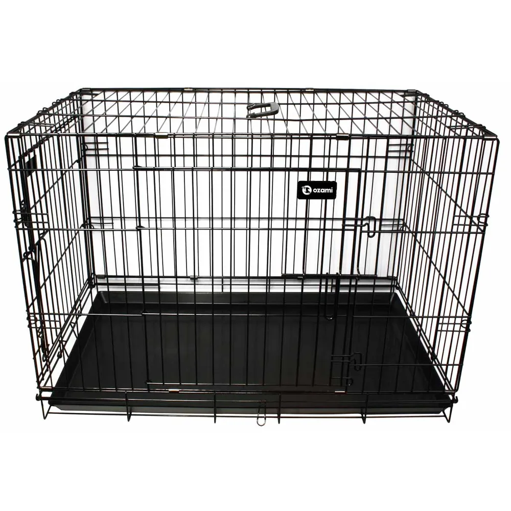 Ozami - Dog Transportcage Black 93x57.5x65cm -Lux