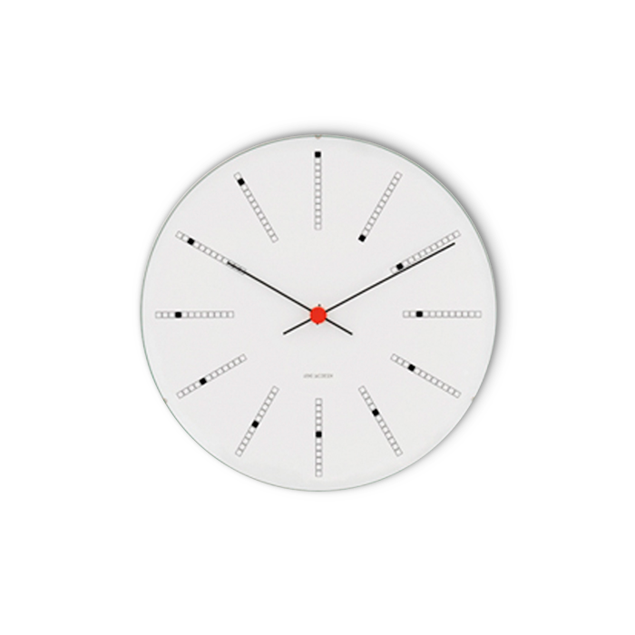 Arne Jacobsen - Bankers Wanduhr - Ø 29 cm - Weiß