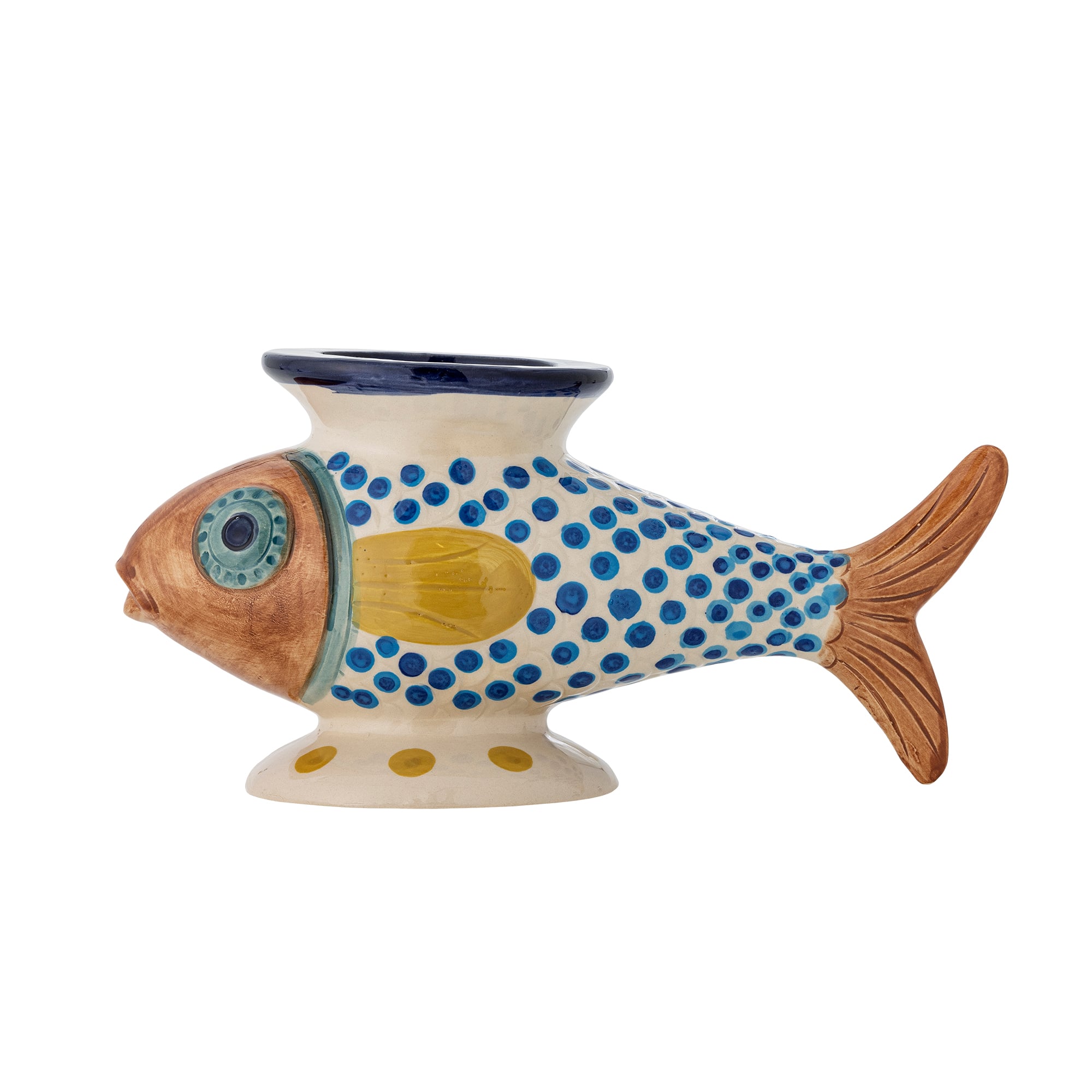 Bloomingville - Nobu Vase - Bunt - Steingut