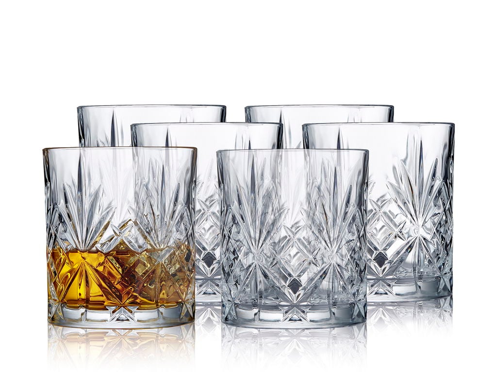 Lyngby Glas - Crystal Melodia Whisky Glass - 31 cl - Set of 6