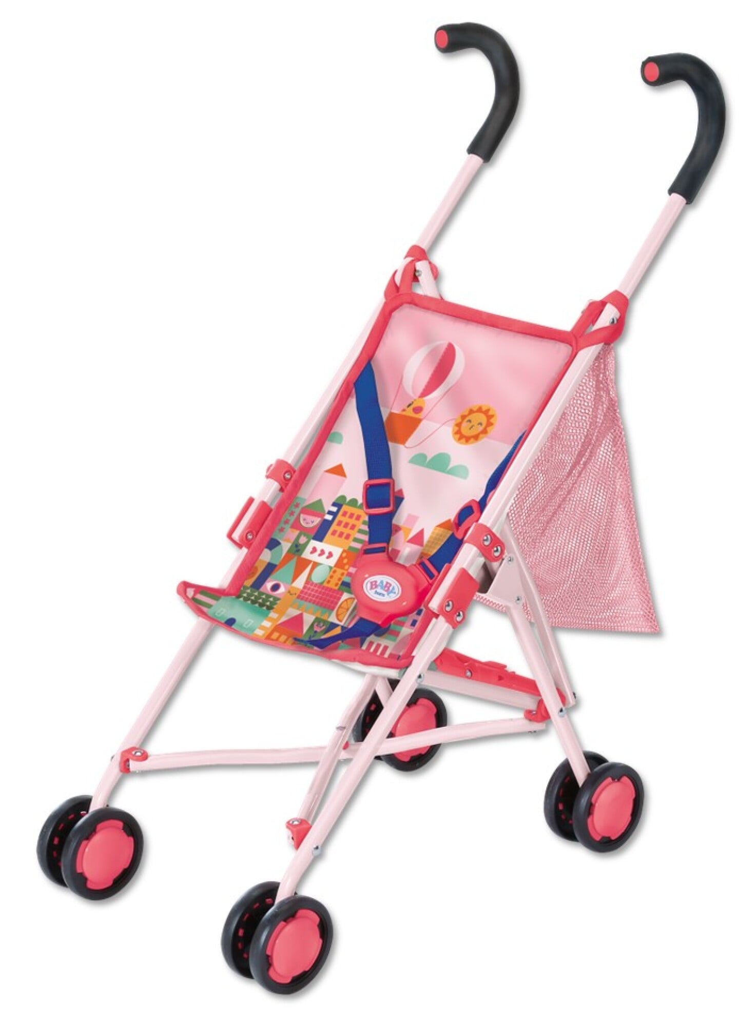 Baby Born - Stroller with Bag Pink (840665)