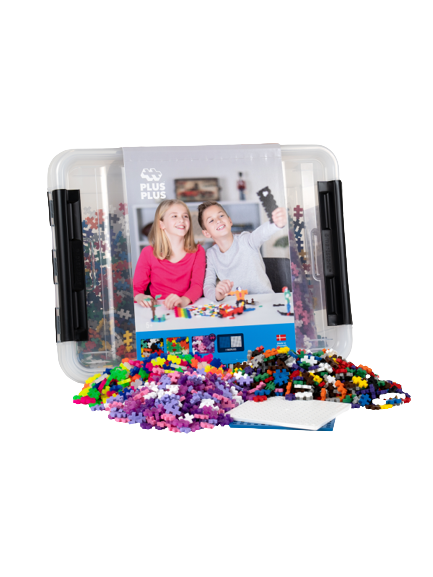 Plus-Plus – Aufbewahrungsbox Mix – 2400 Stück