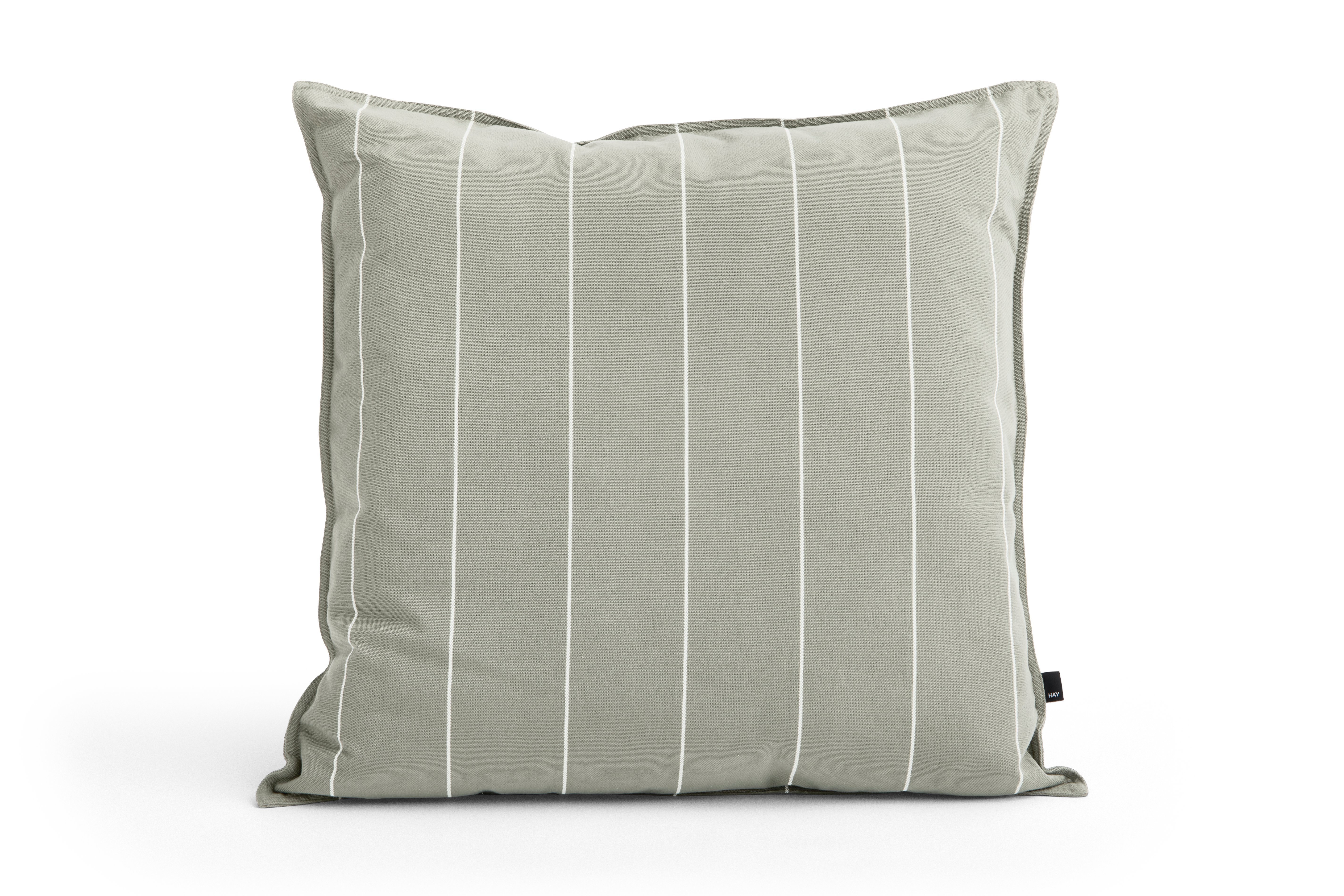 HAY - Terrazza Cushion - 60x60 cm - Grauer Schmaler Streifen
