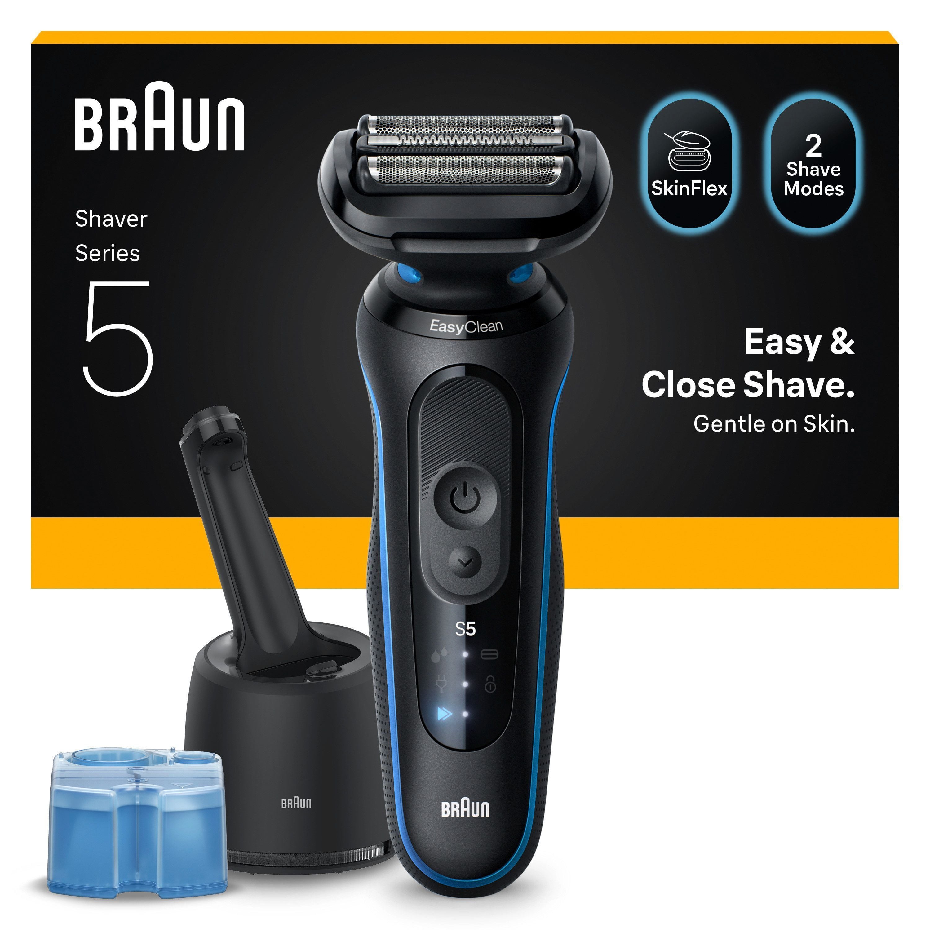 Braun - Series 5 Electric Shaver - SmartCare Center - 52-B7000CC - Blue