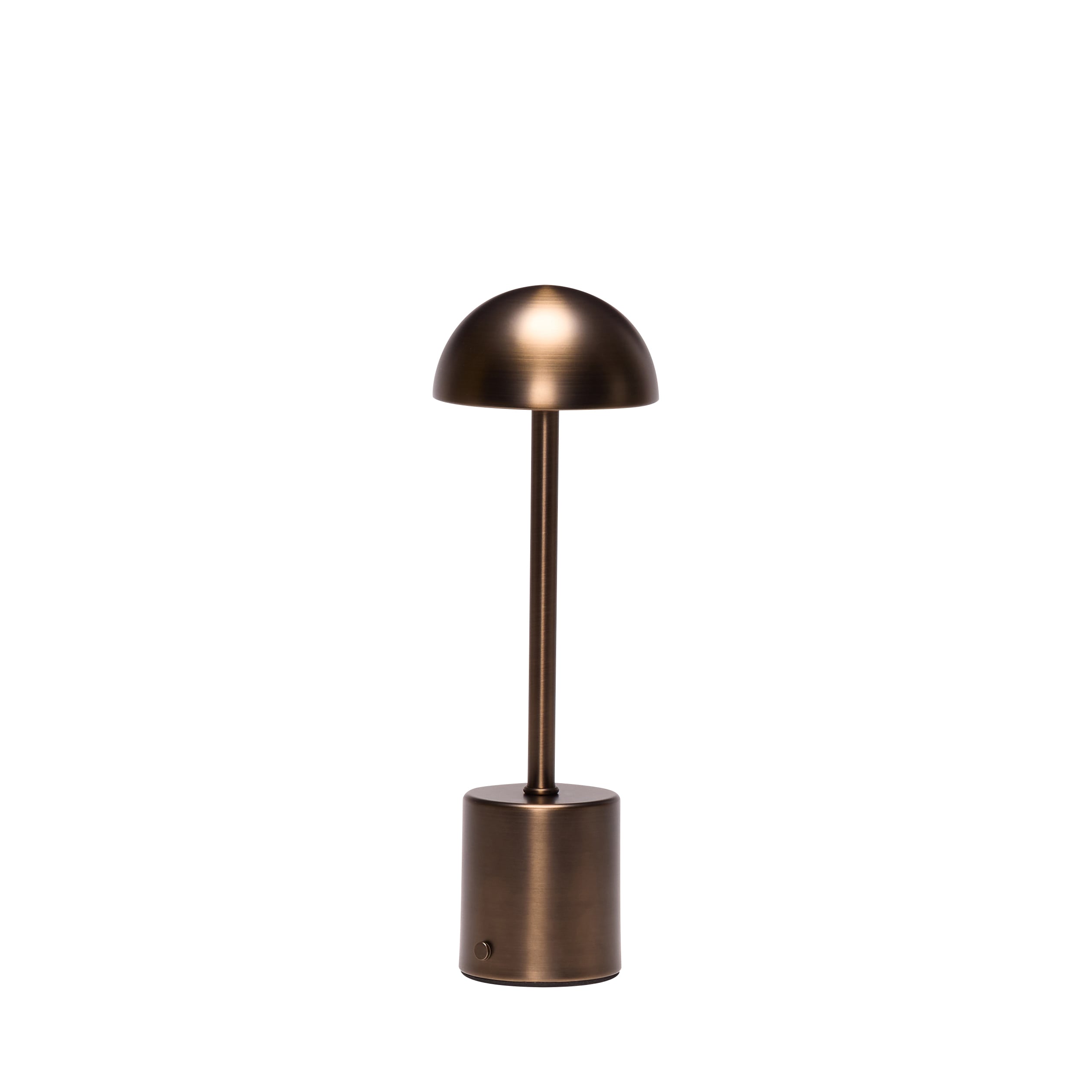 Hübsch - Taten Tragbare Lampe - Brüniertes Messing - 10x10xh30cm