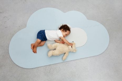 Quut - Playmat - Head in the clouds - Dusty Blue