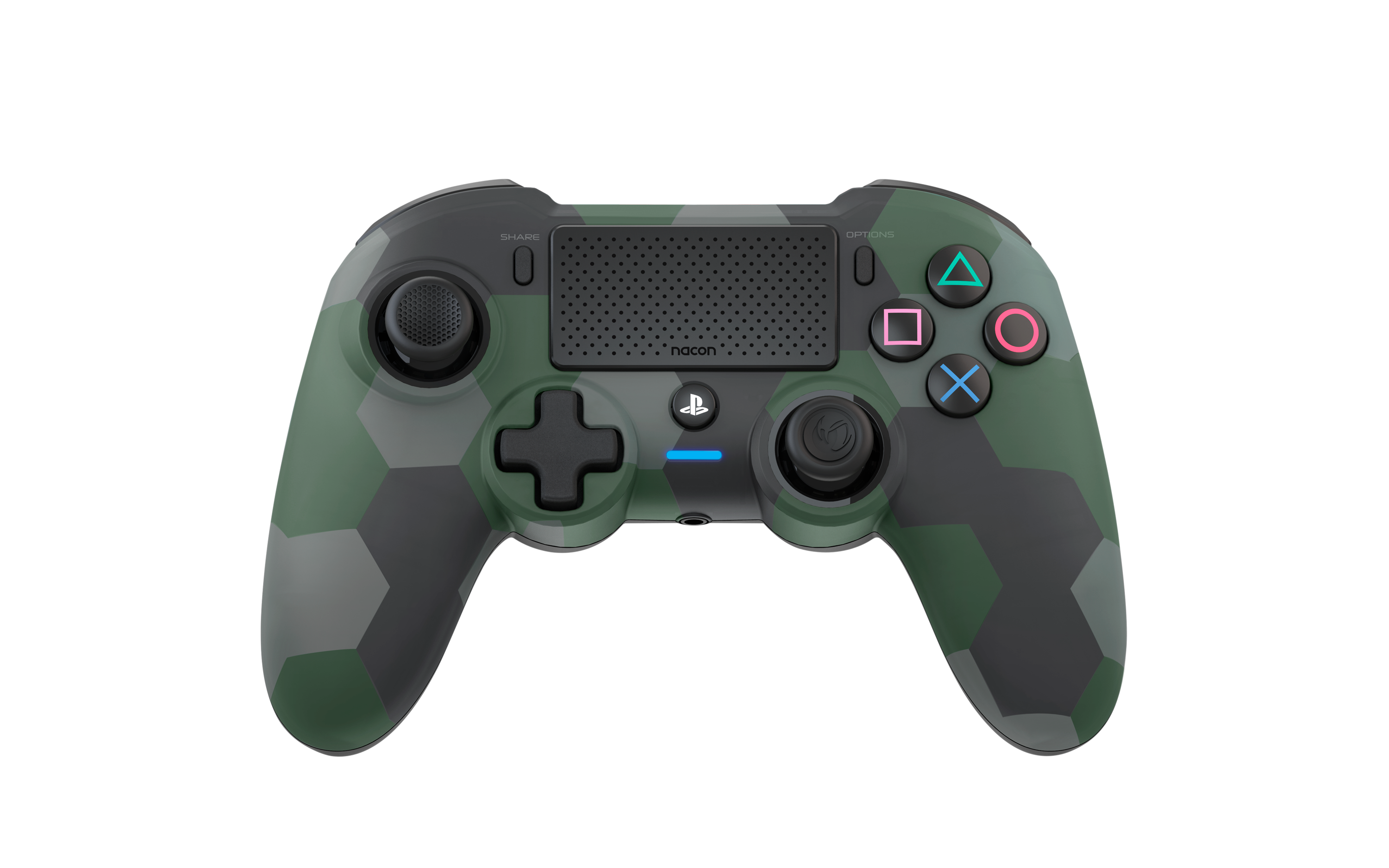 Nacon Wireless Dualshock 4 V2 Controller Asymmetric Camo Green (PS4)