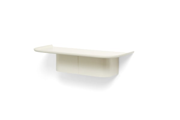 HAY - Korpus Regal 4 Haken 60x25x14 cm (Cremefarben)