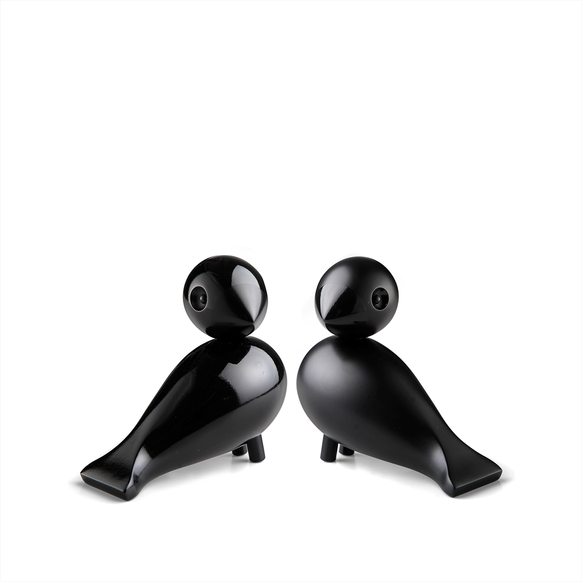 Kay Bojesen - Lovebirds Unzertrennliche - Schwarz