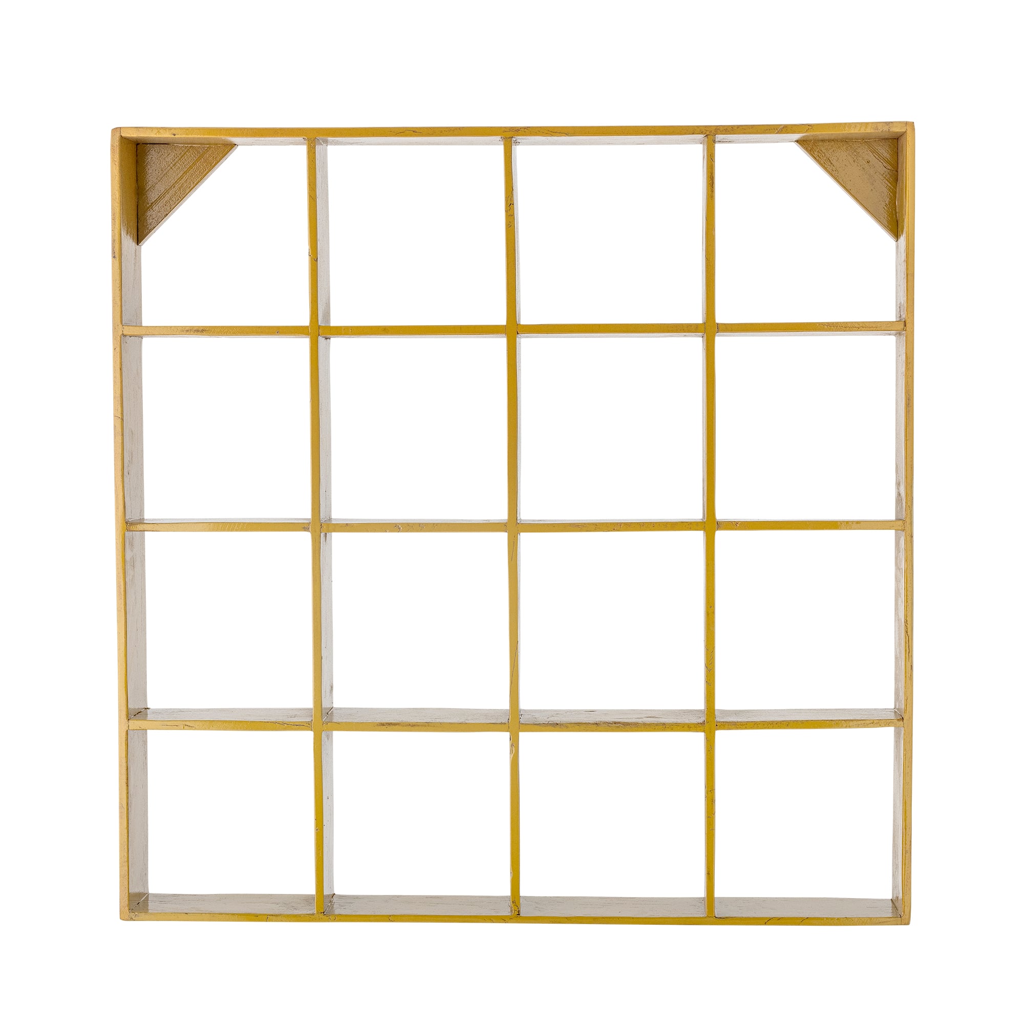 Bloomingville - Bekka Regal - Gelb - Recyceltes Holz