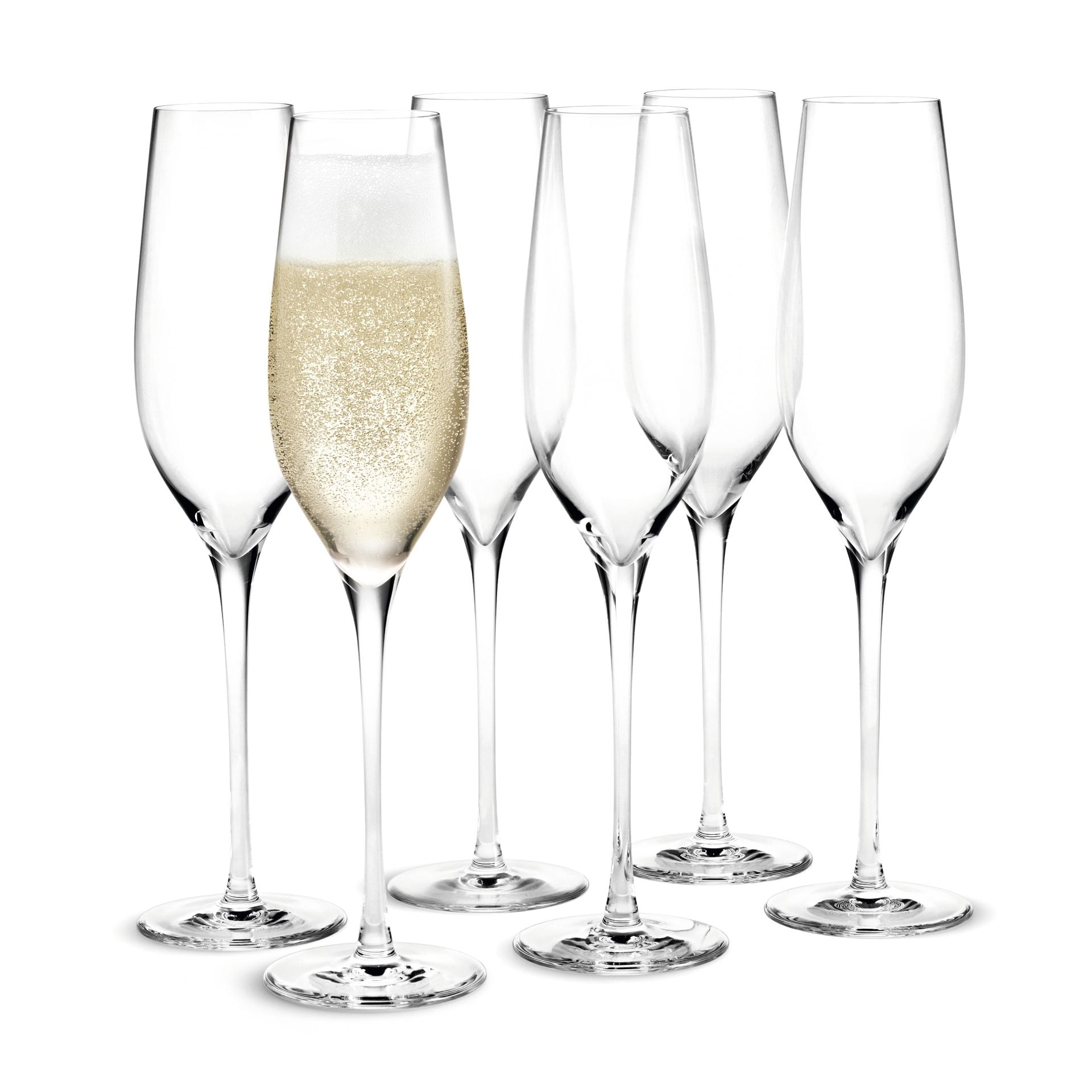 Holmegaard - Cabernet Champagnerglas - 29 cl - 6er-Set