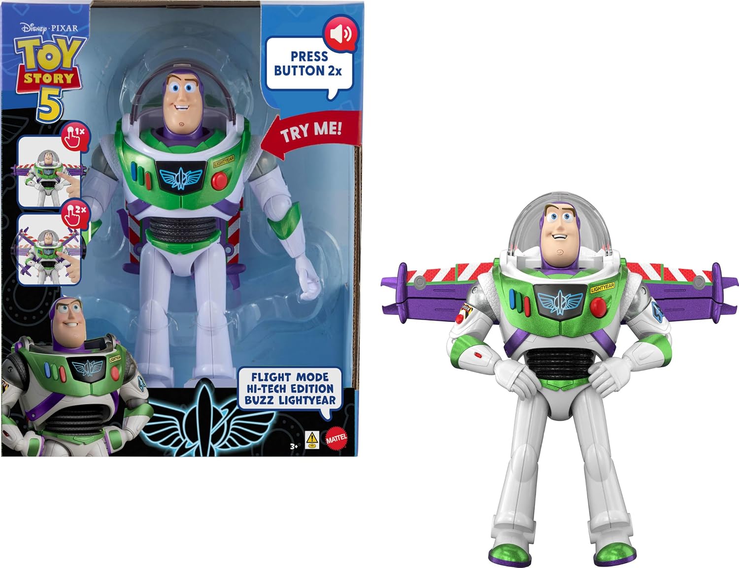 Toy Story - Feature Lift Off Multi Buzz 30cm, English (JKL97)