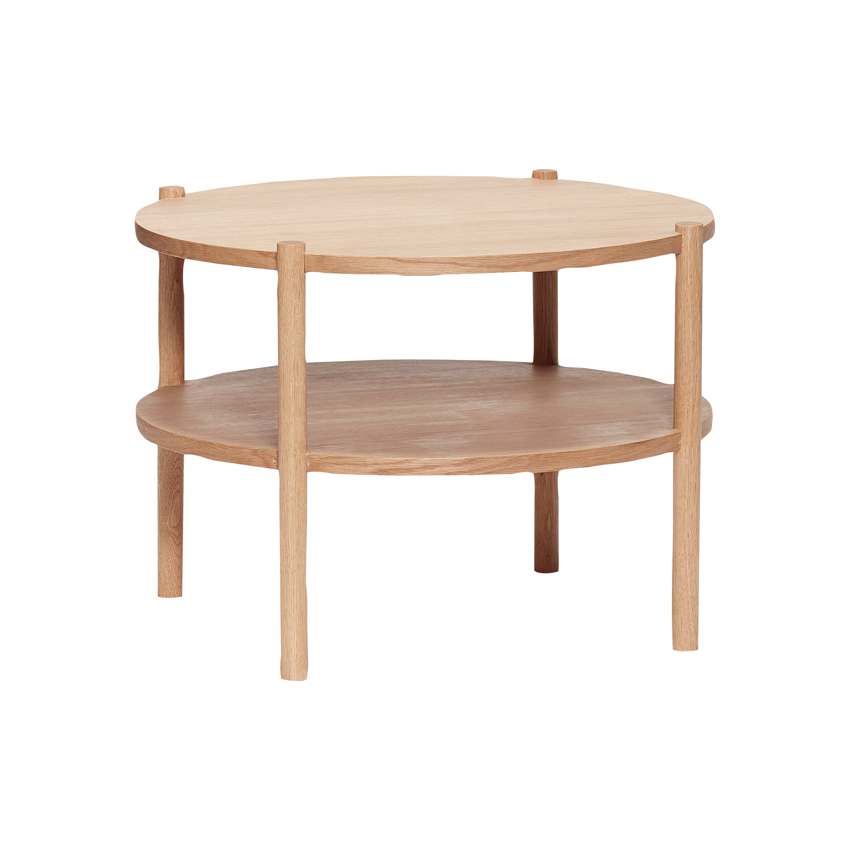 Hübsch - Acorn Couchtisch - Runde Naturfarben - ø64xh44cm