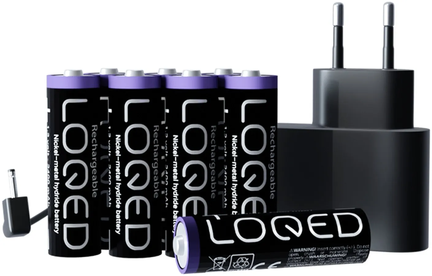 Shelly LOQED Power Kit – Wiederaufladbare Stromversorgung für LOQED Touch Smart Lock