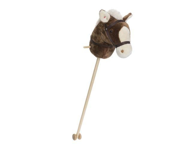 Teddykompaniet - Hobby Horse w. sound, brown - TK12567