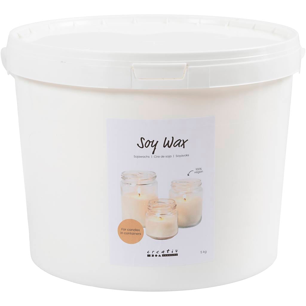 Sojawachs – Für Kerzen in Behältern – 5 kg / 1 Packung